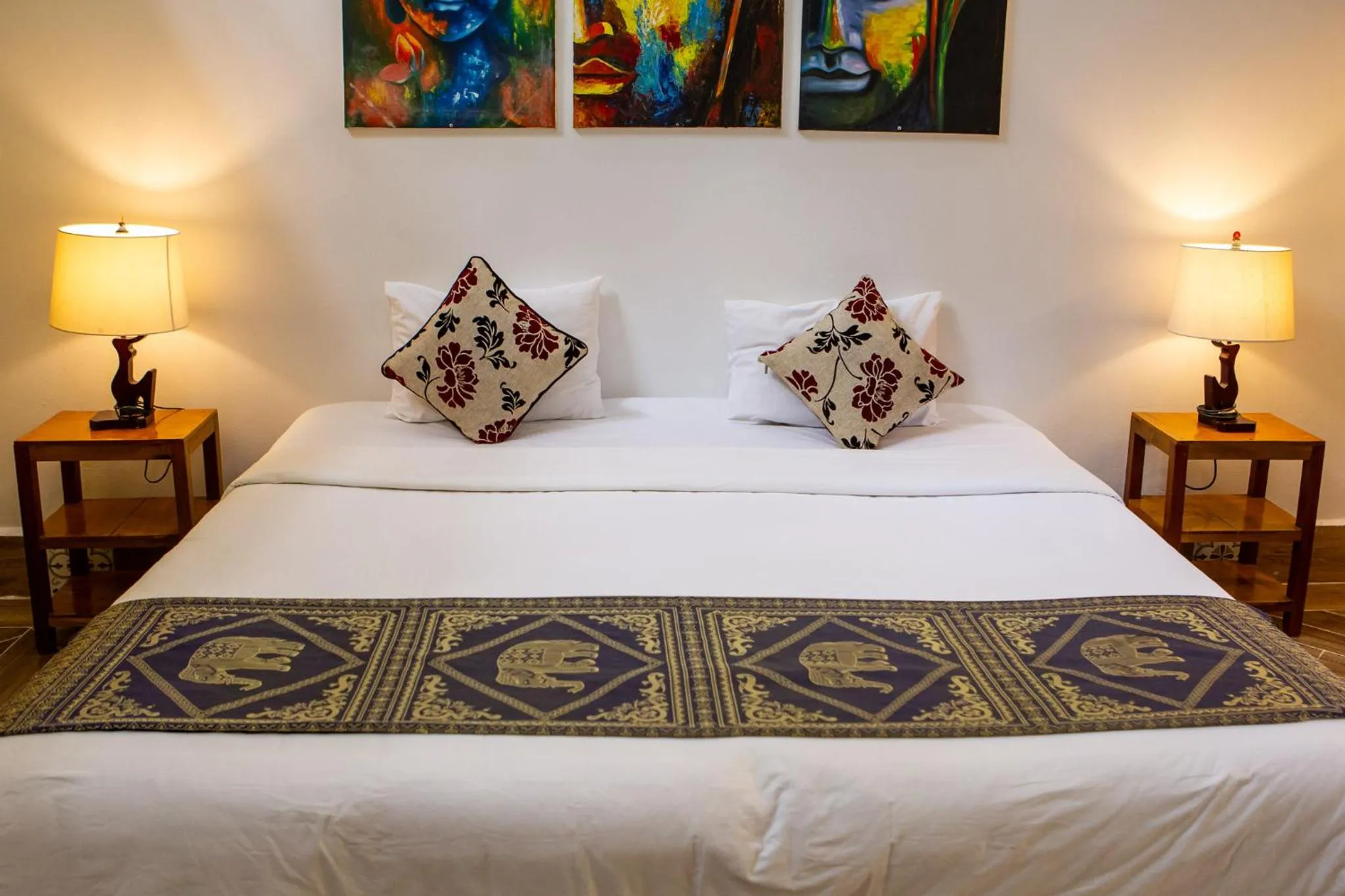 Bed in Phong Nha Farmstay