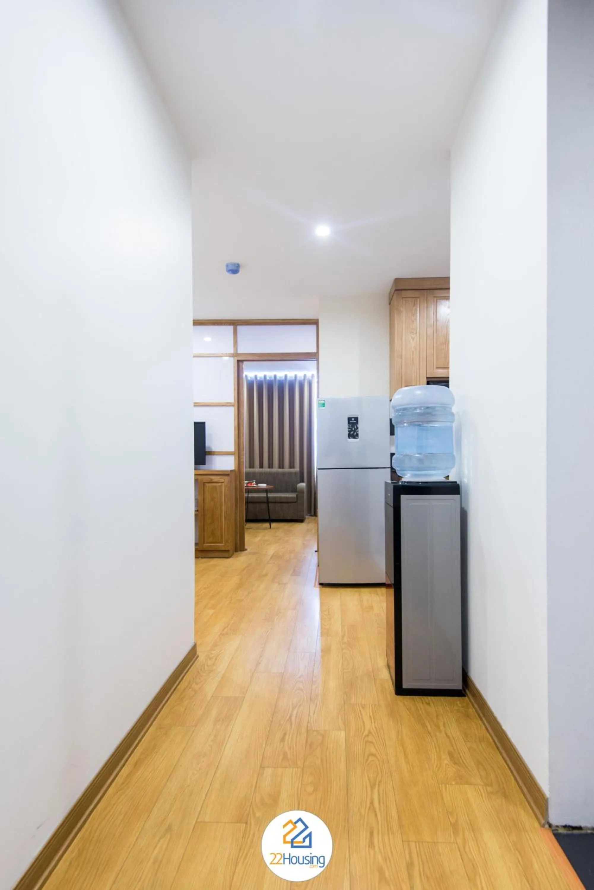 Kitchen or kitchenette in 22Housing luxury Hotel & Residence 39 Linh Lang