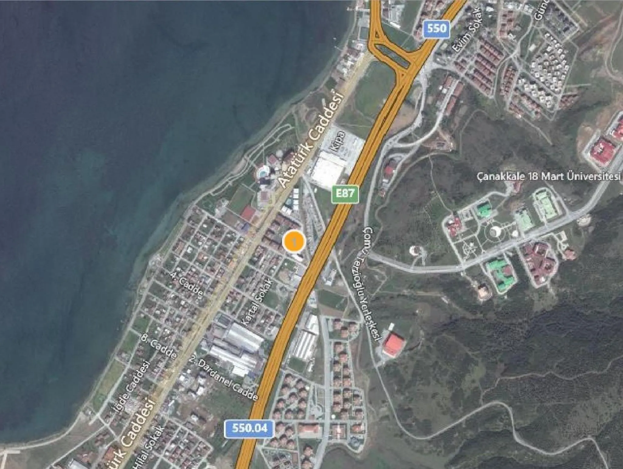 Bird's eye view in Hotel Zileli