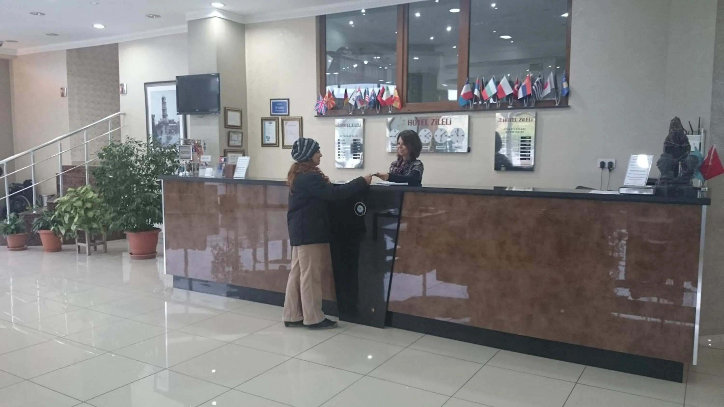 Lobby or reception in Hotel Zileli