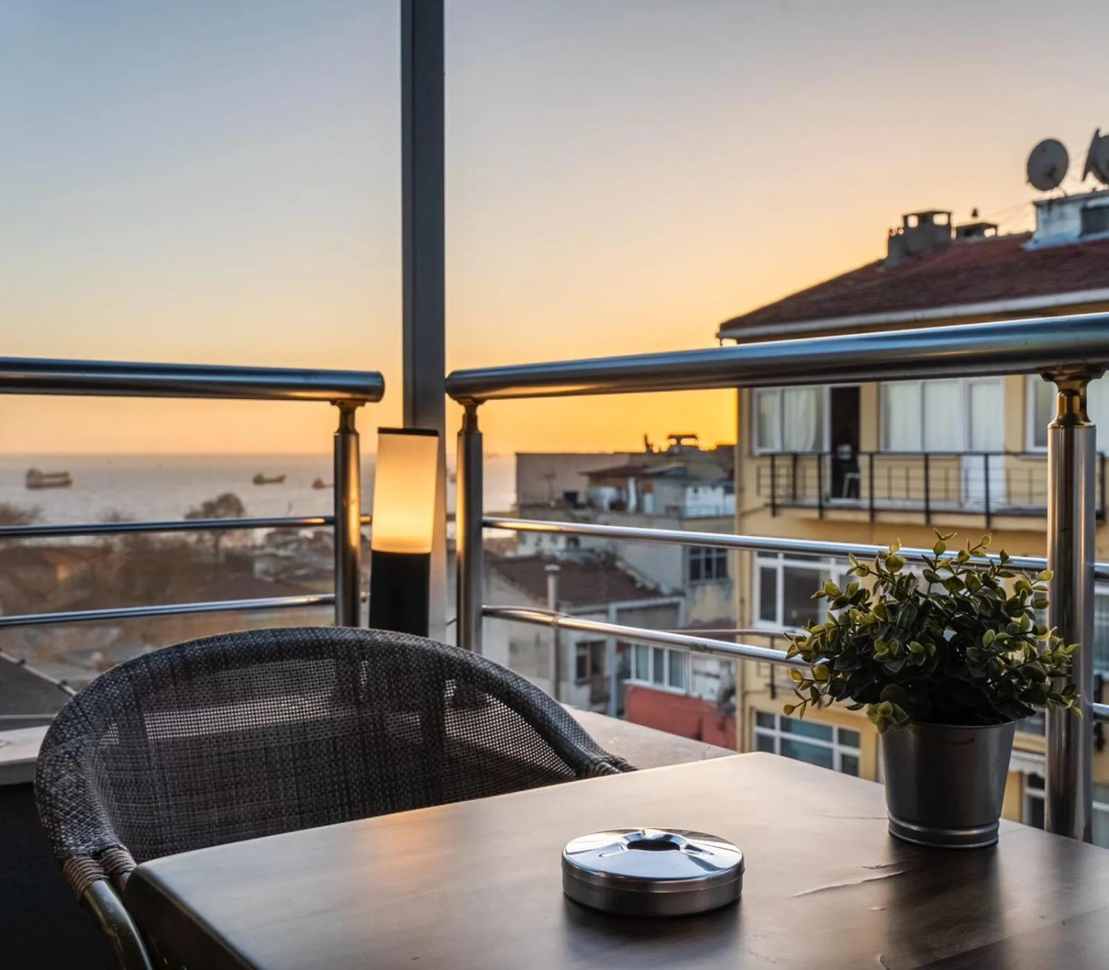 Patio in Cube Suites