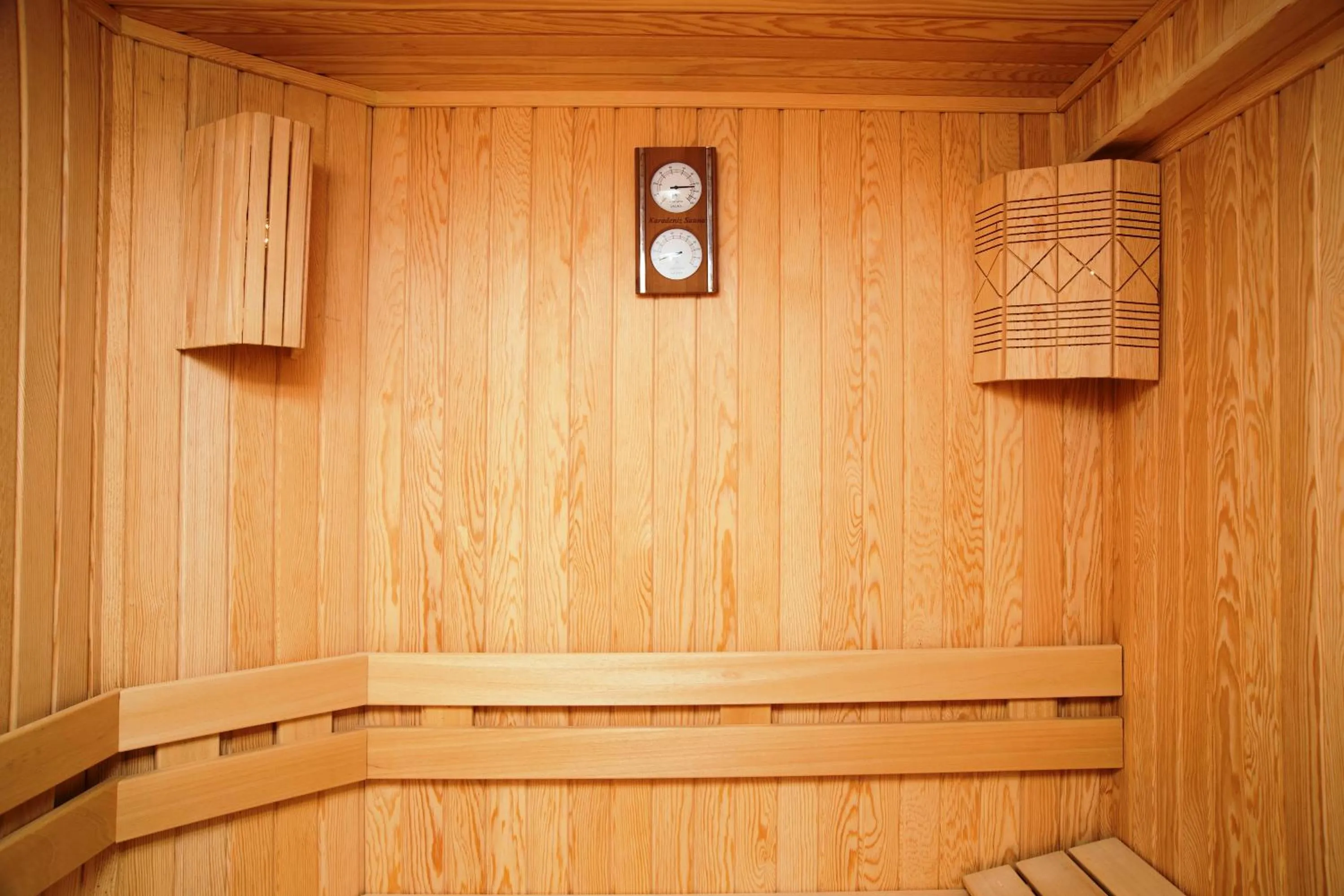 Sauna in Cube Suites