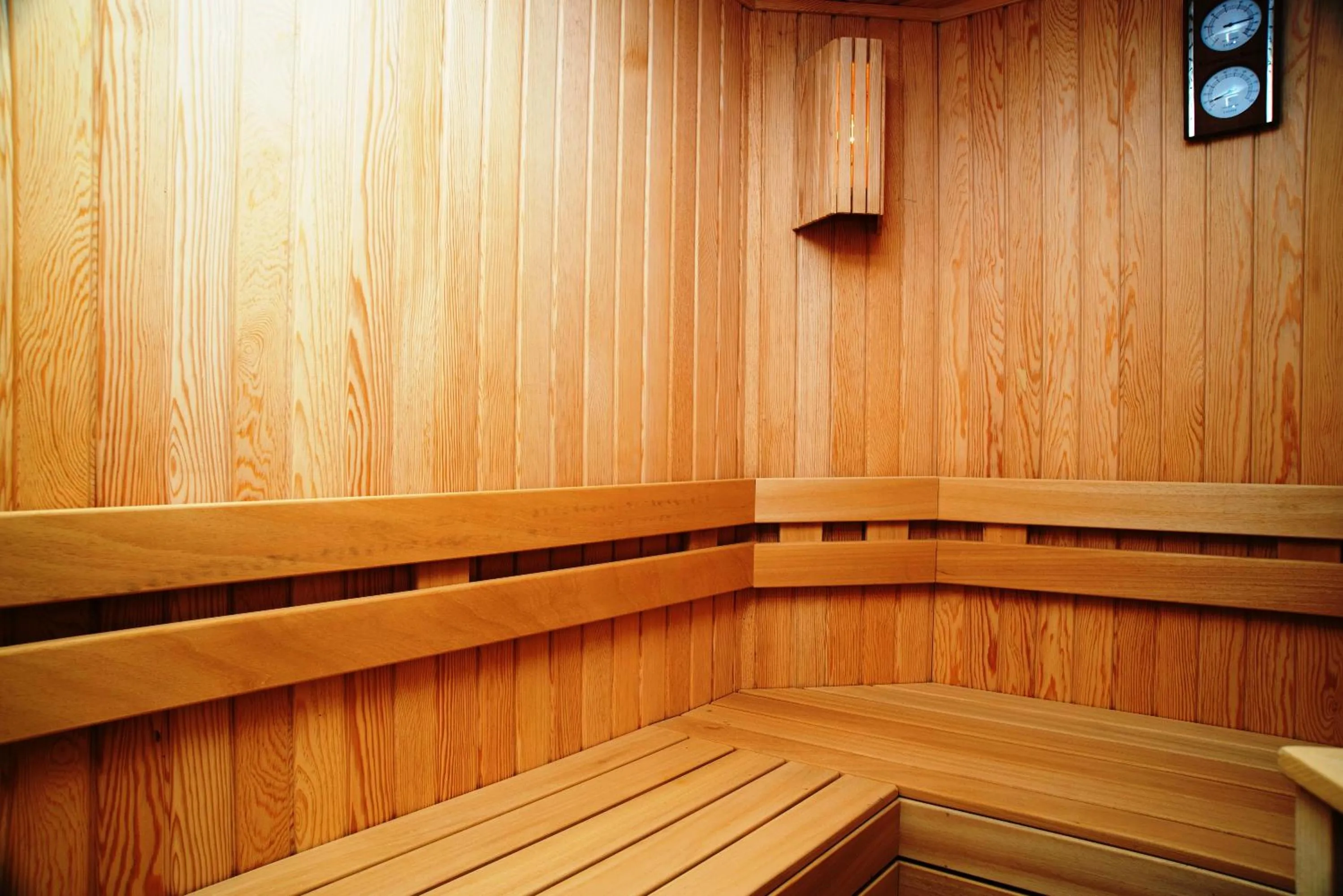 Sauna in Cube Suites