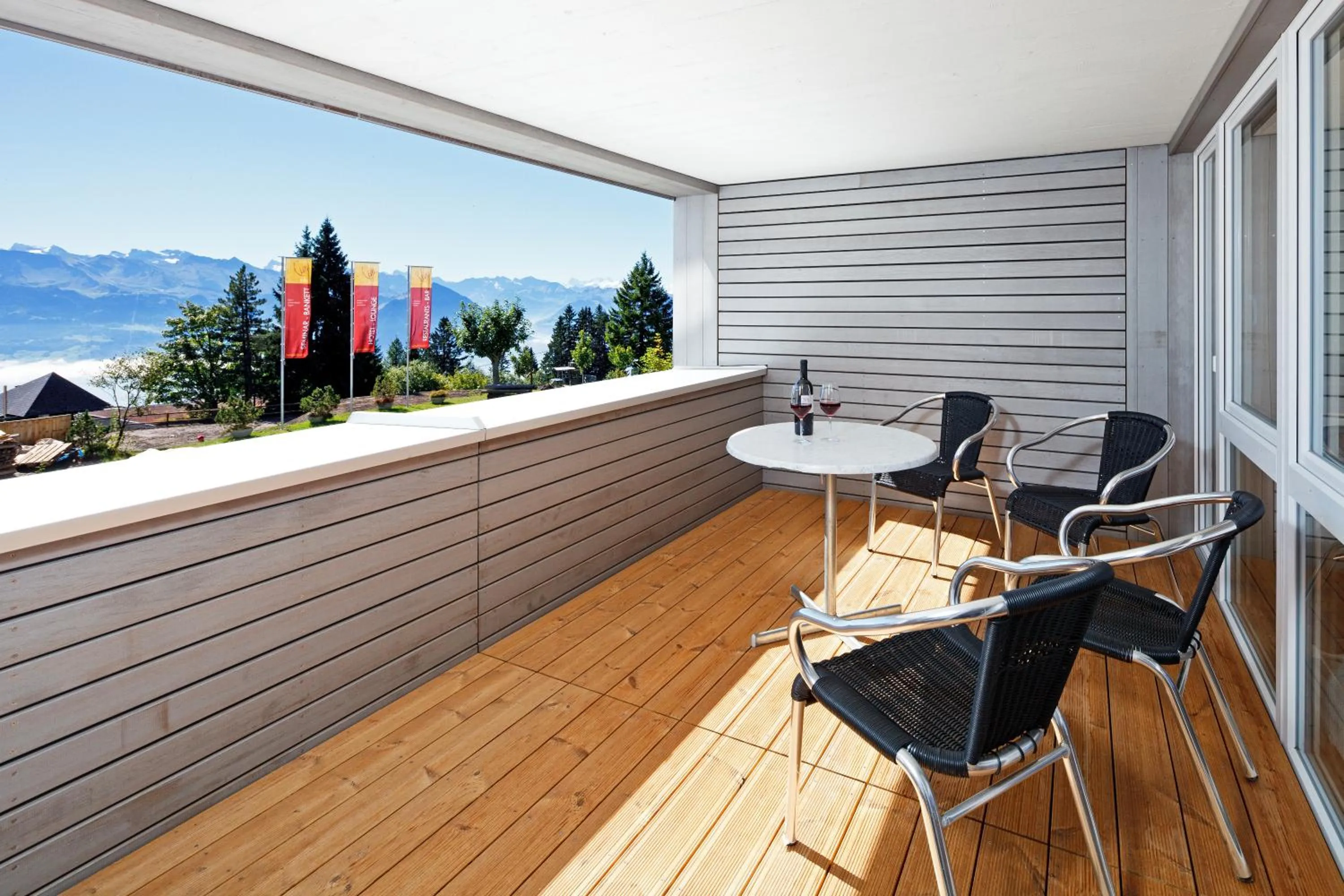 Balcony/Terrace in Rigi Kaltbad Swiss Quality Hotel