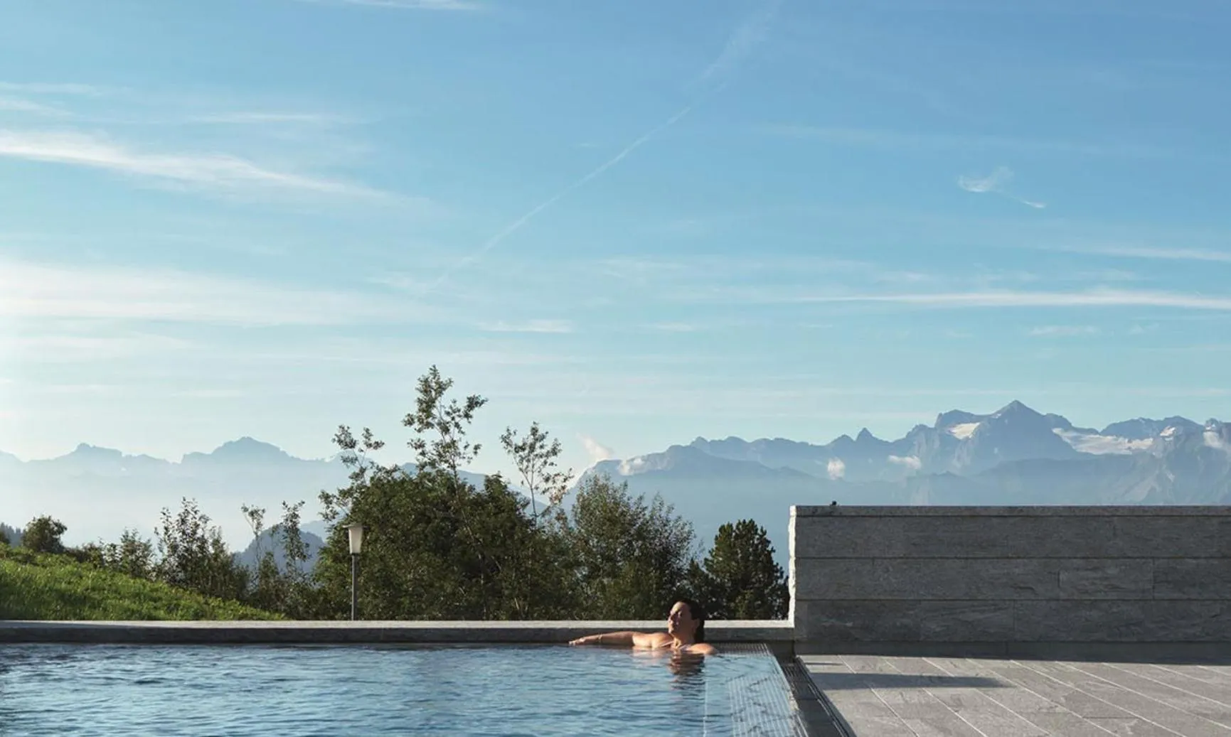 Swimming pool in Rigi Kaltbad Swiss Quality Hotel