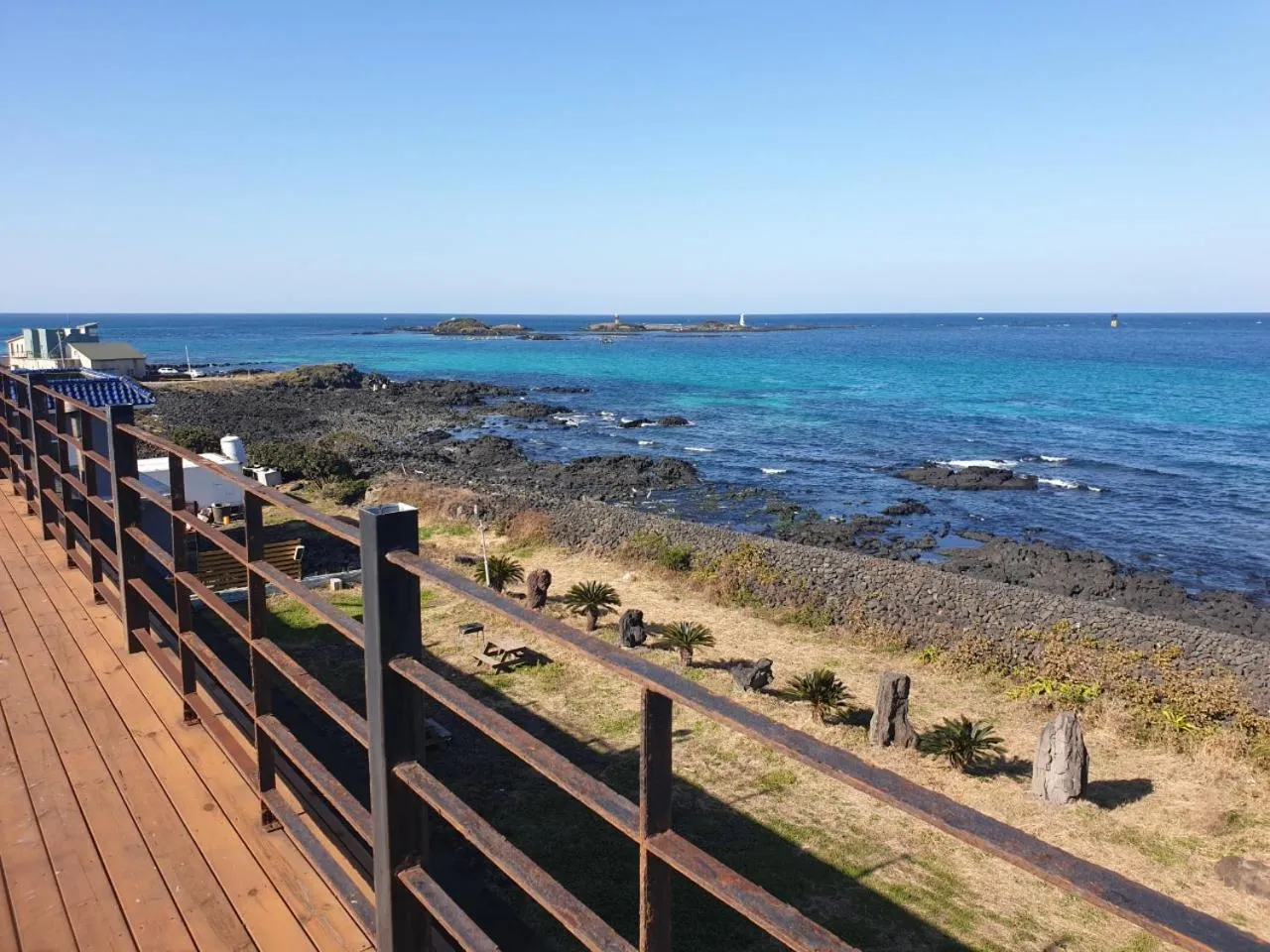 Balcony/Terrace, Beach in Castle Pool Resort