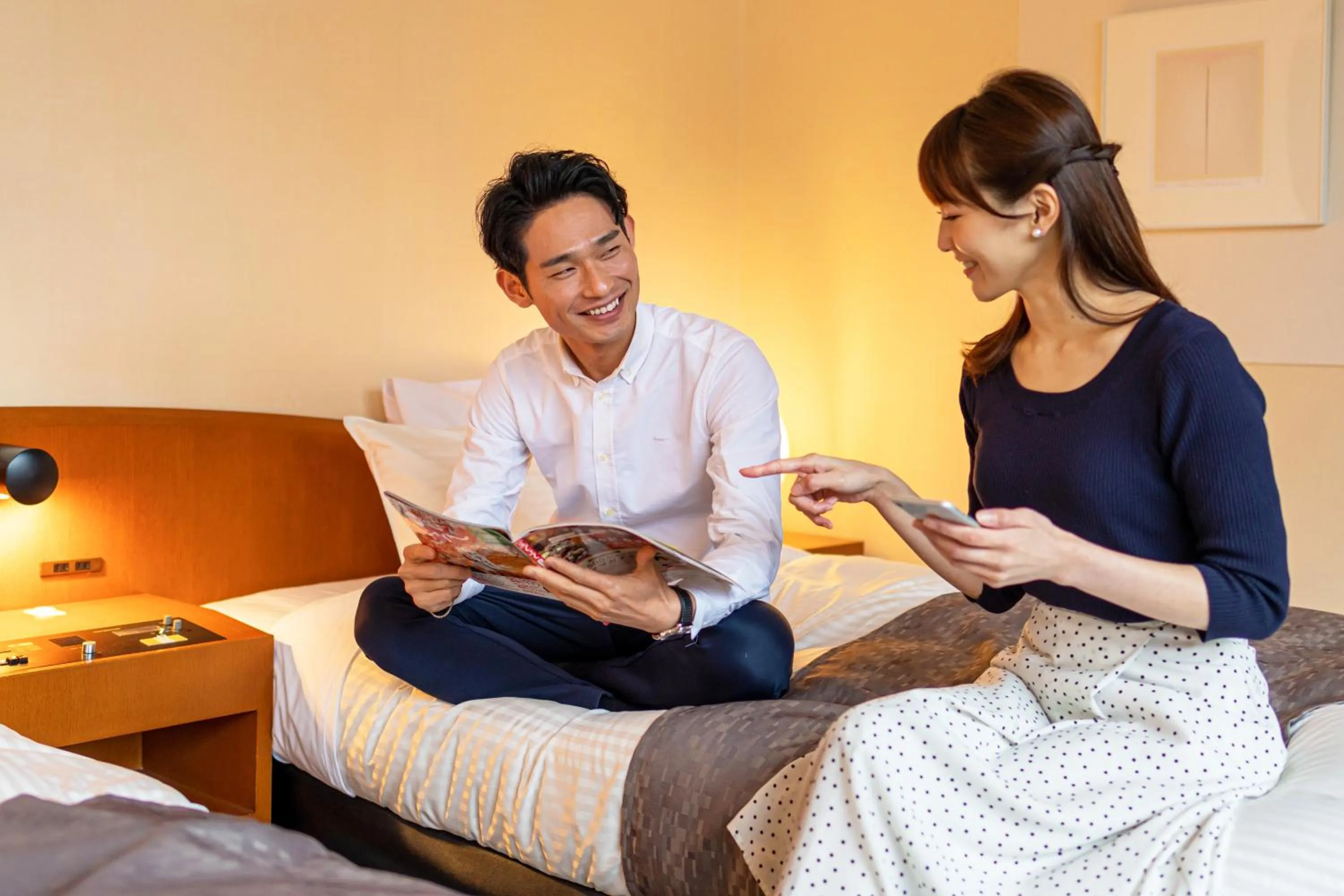 People, Bed in Chigusa Hotel