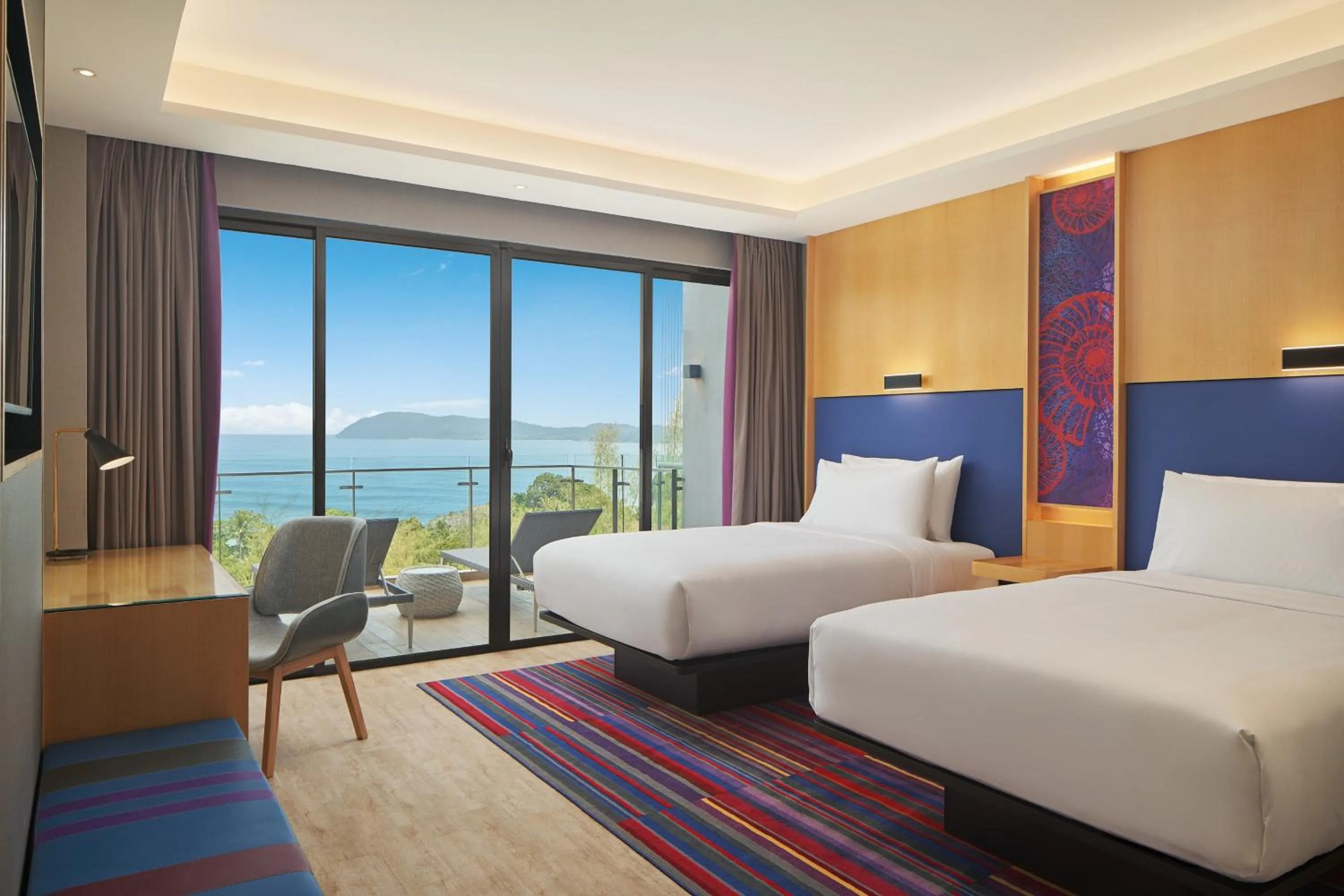 Photo of the whole room, Bed in Aloft Langkawi Pantai Tengah