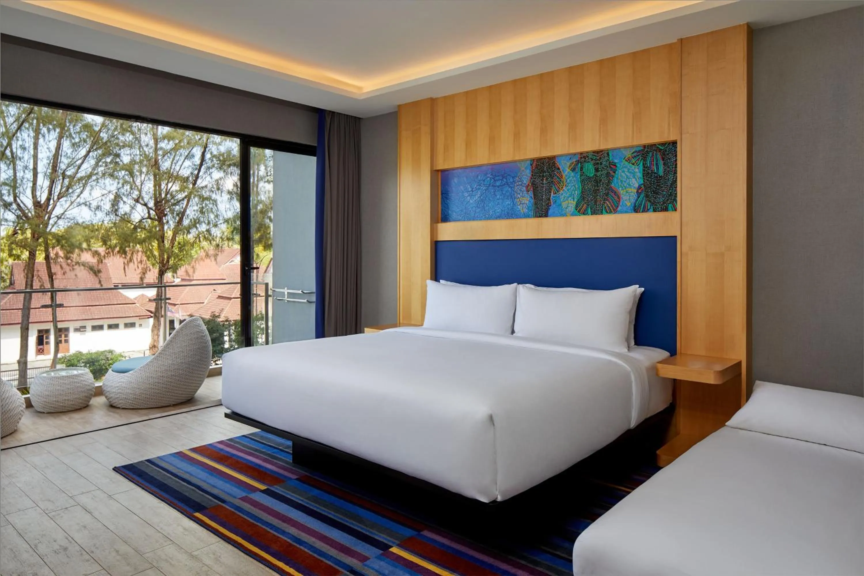 Photo of the whole room, Bed in Aloft Langkawi Pantai Tengah
