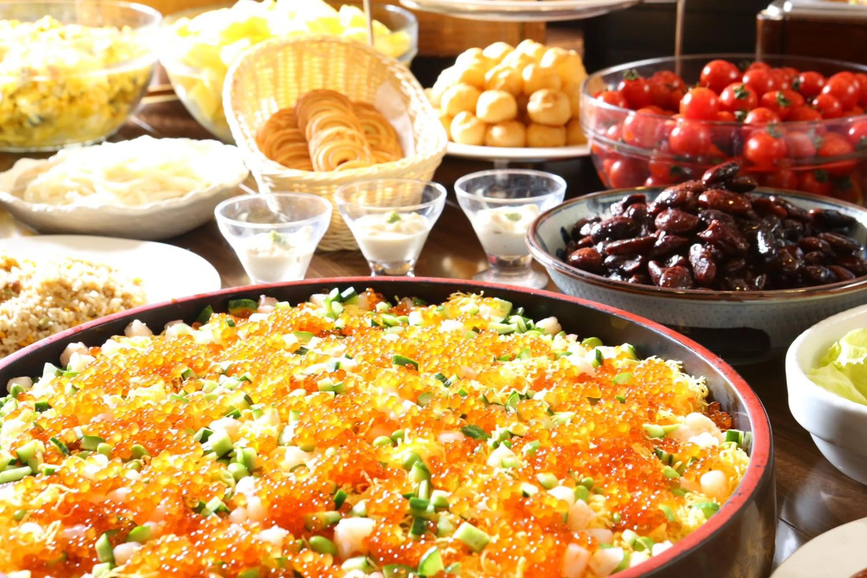 Dinner in Manza Onsen Nisshinkan