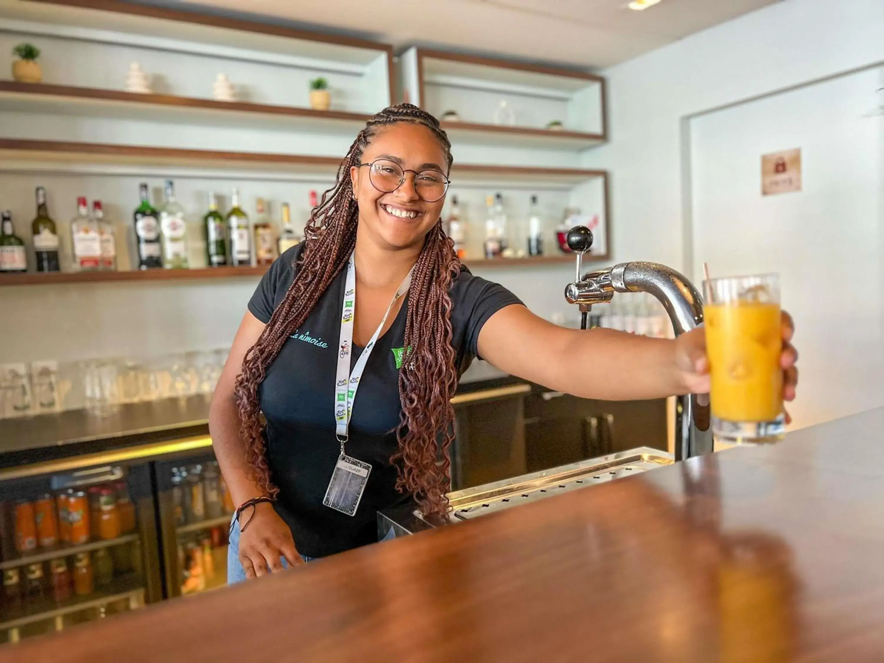 Lounge or bar in ibis Styles Nimes Gare Centre Lounge or bar in ibis Styles Nimes Gare Centre