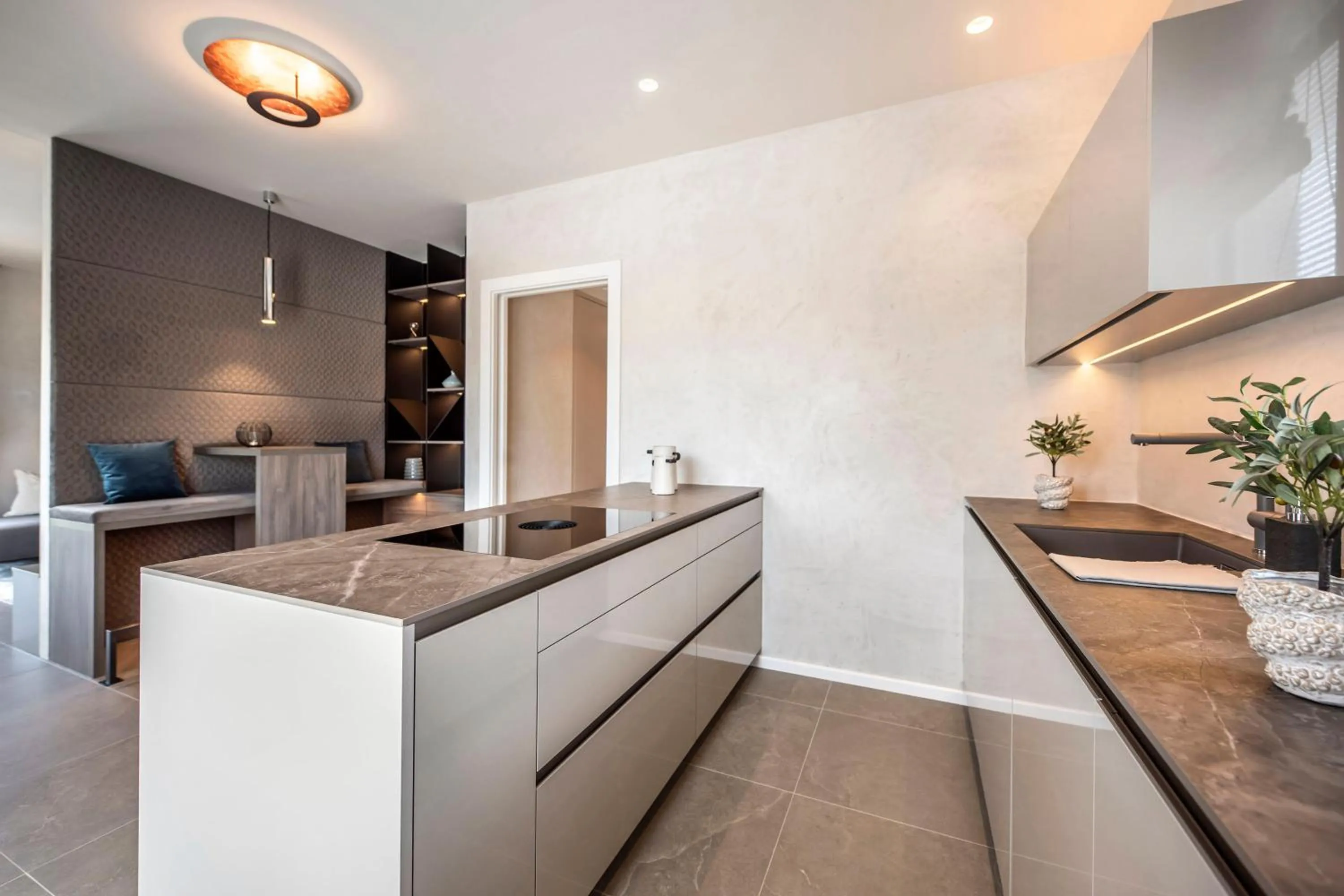 Kitchen or kitchenette in Quellenhof Luxury Resort Lazise