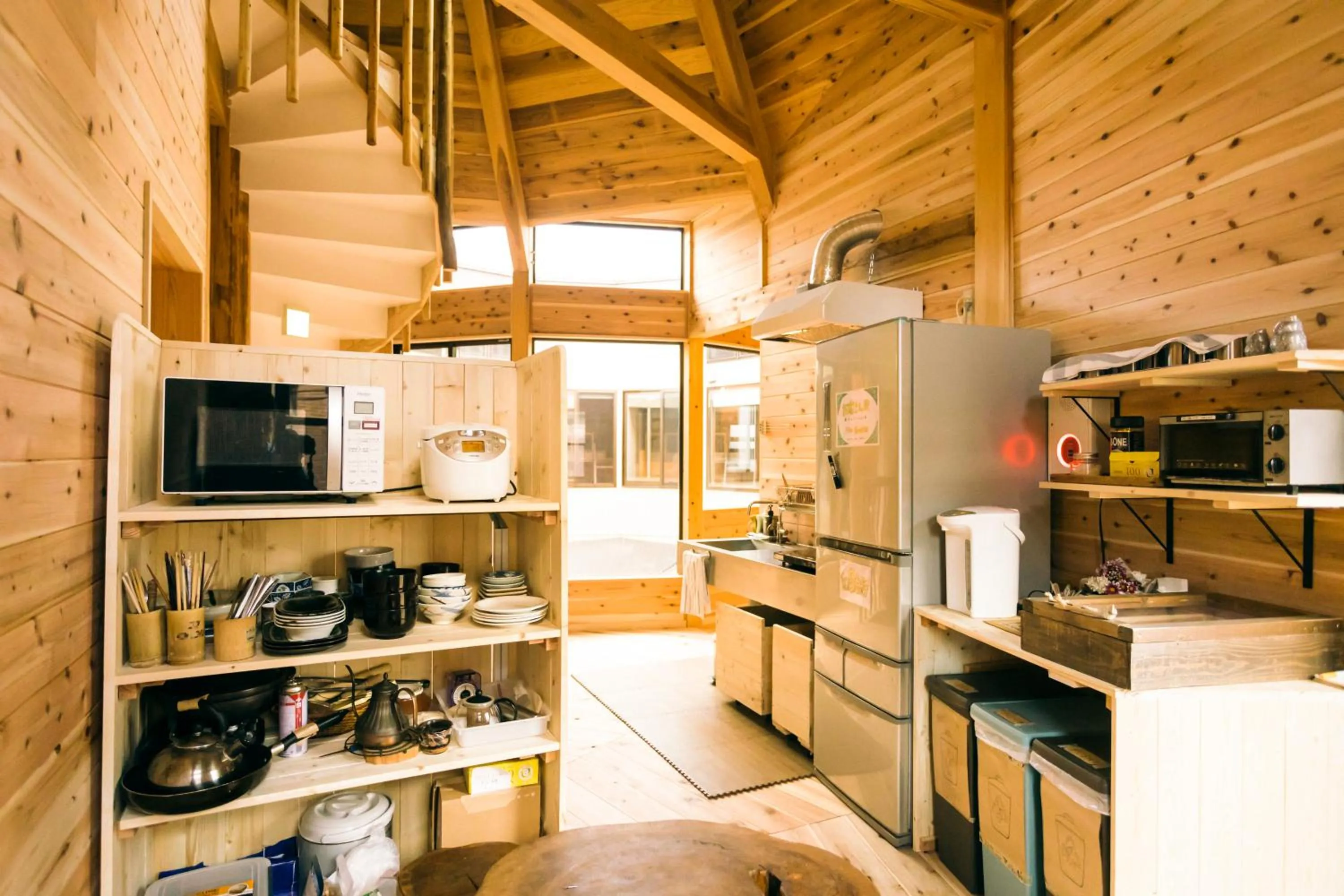 Communal kitchen in Ise Guest House Kazami