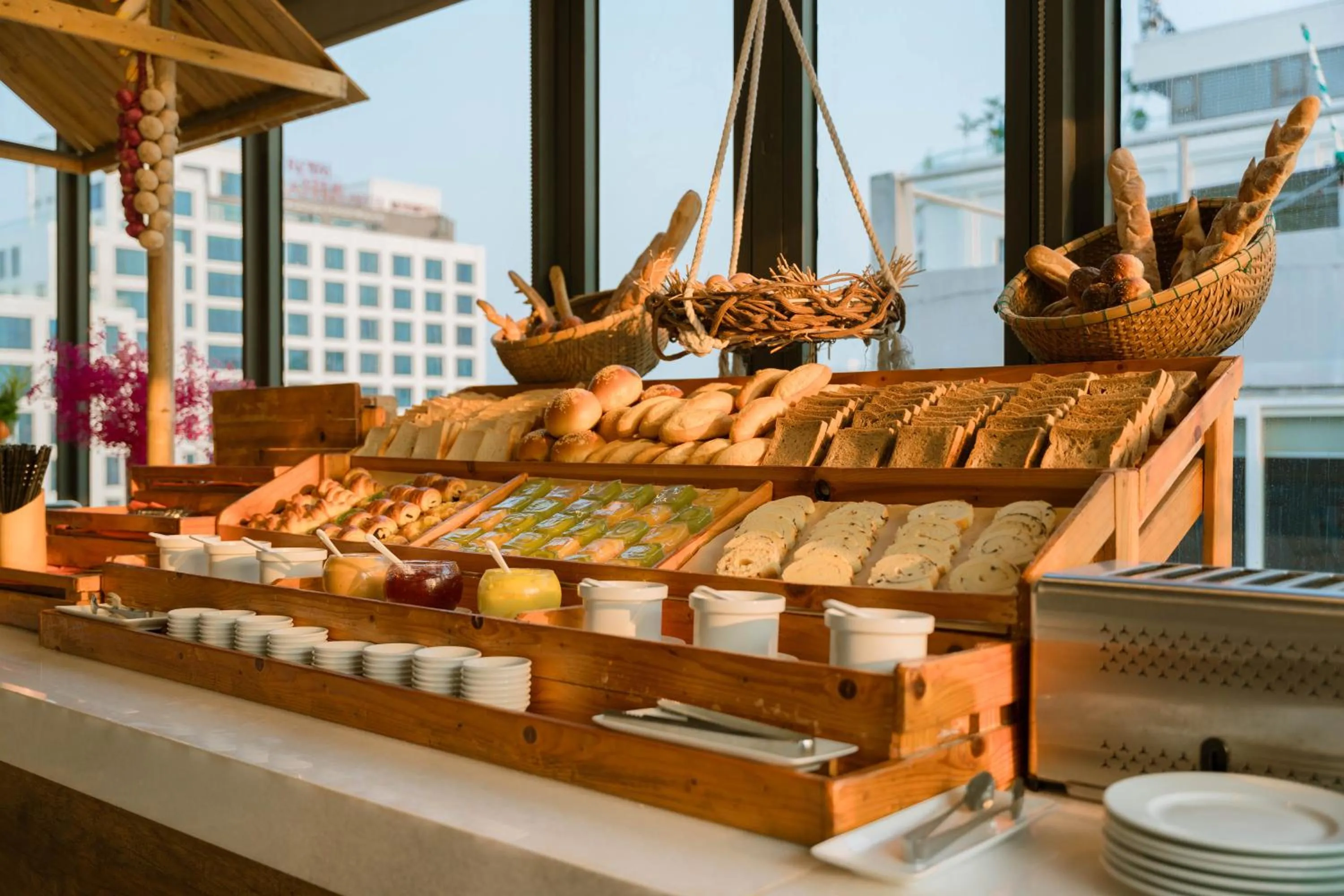 Breakfast in Grand Sunrise Boutique Hotel