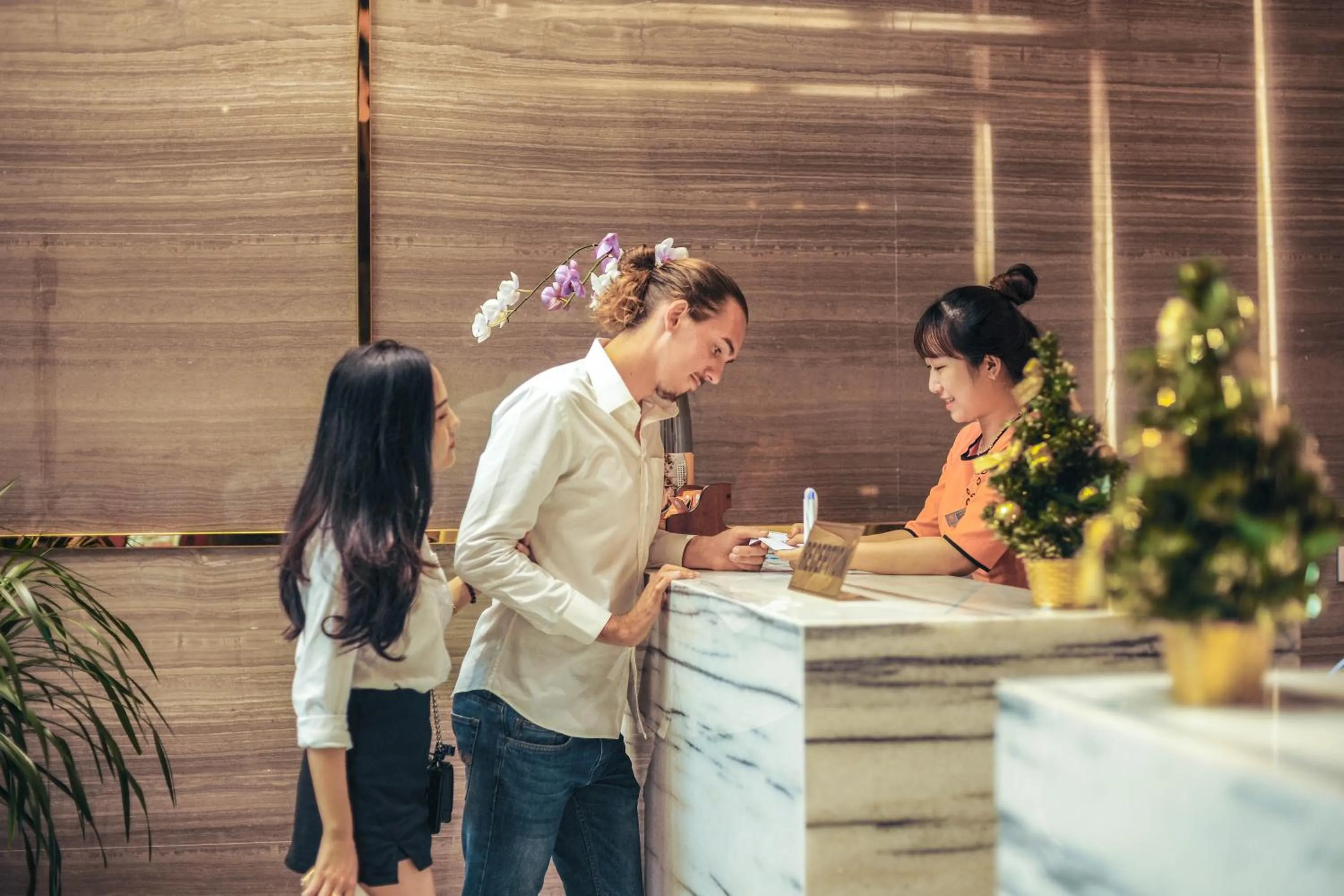 Staff in Grand Sunrise Boutique Hotel