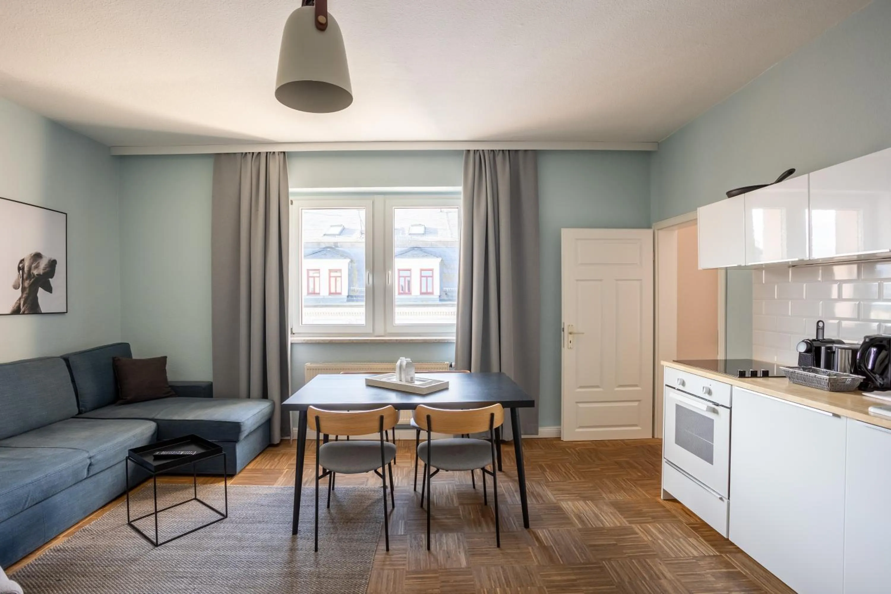 Kitchen or kitchenette in Limehome Dresden Hoyerswerdaerstraße