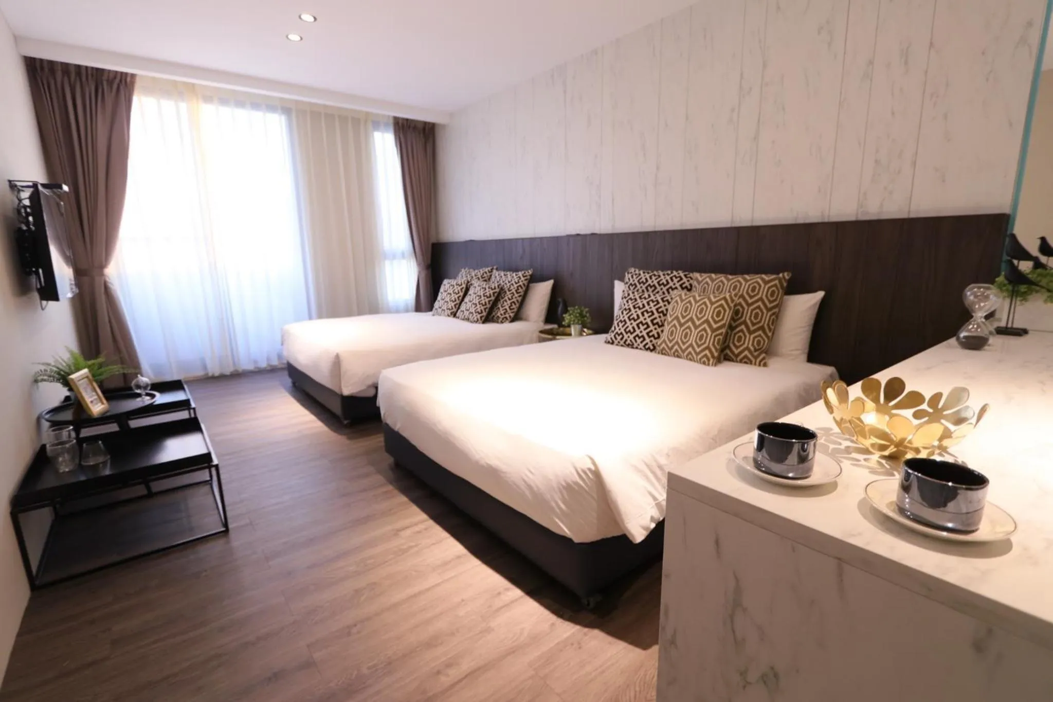 Bed in Hotel Hesper HSR Taichung