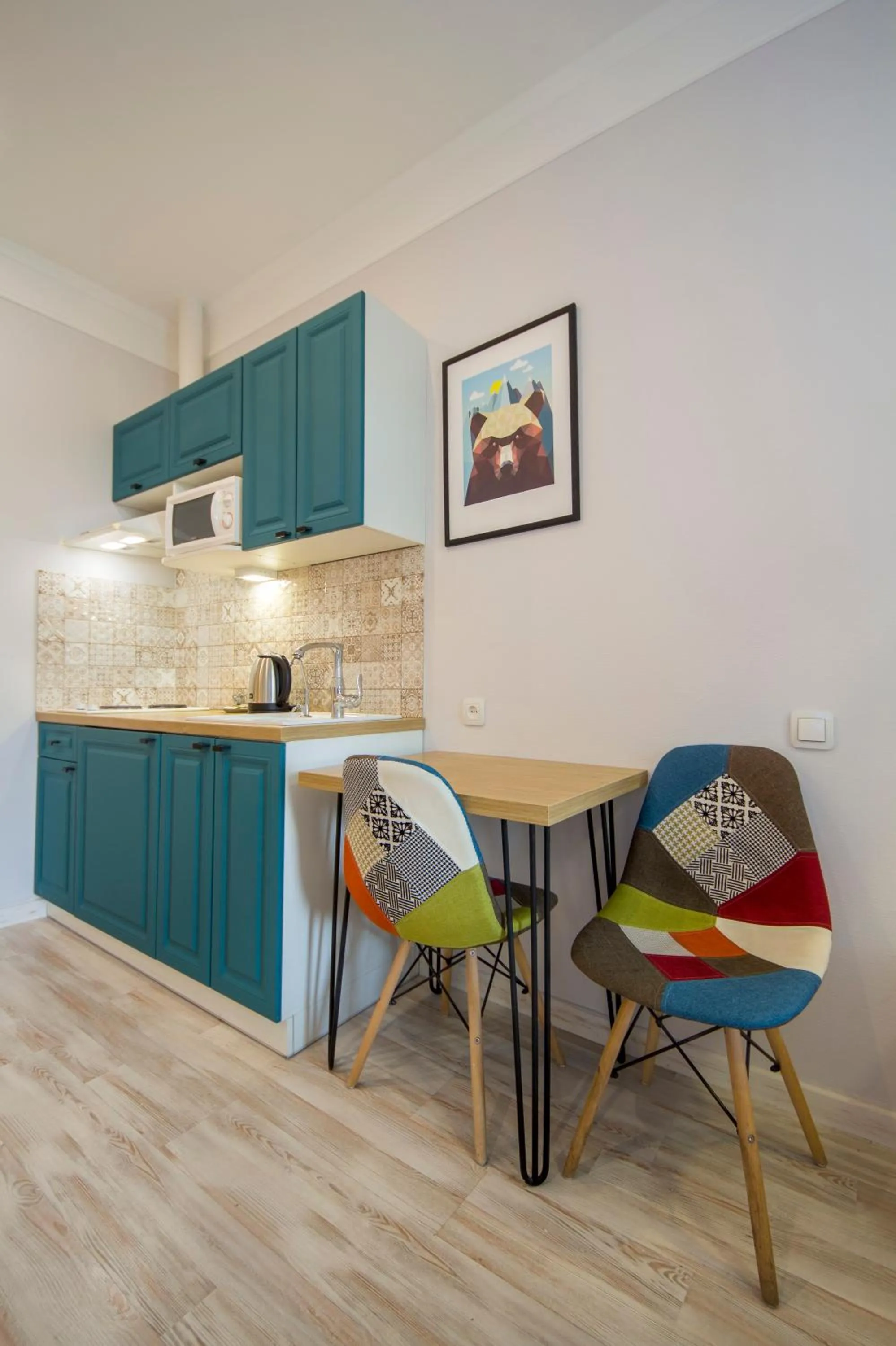 Kitchen or kitchenette in Idea Design Apart-Hotel