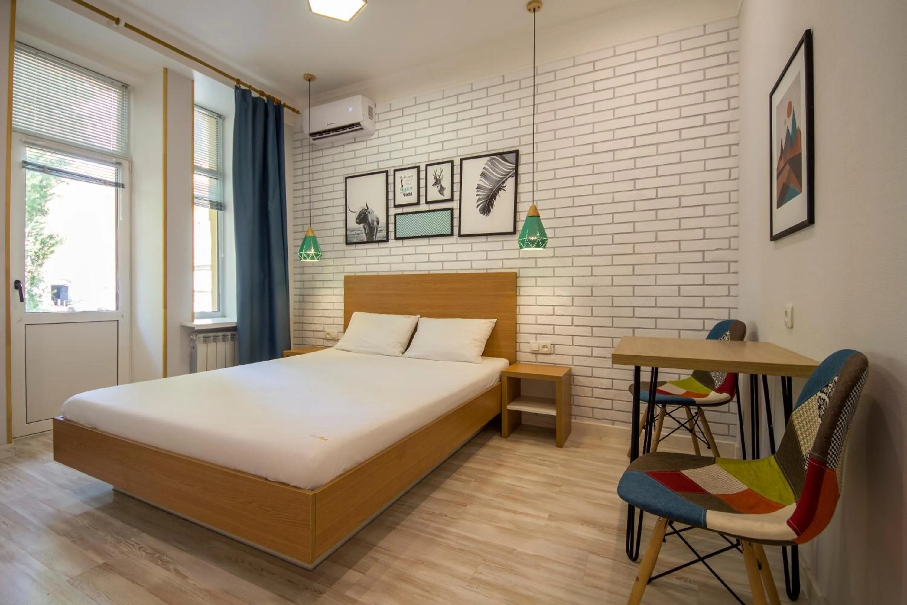 Balcony/Terrace, Bed in Idea Design Apart-Hotel