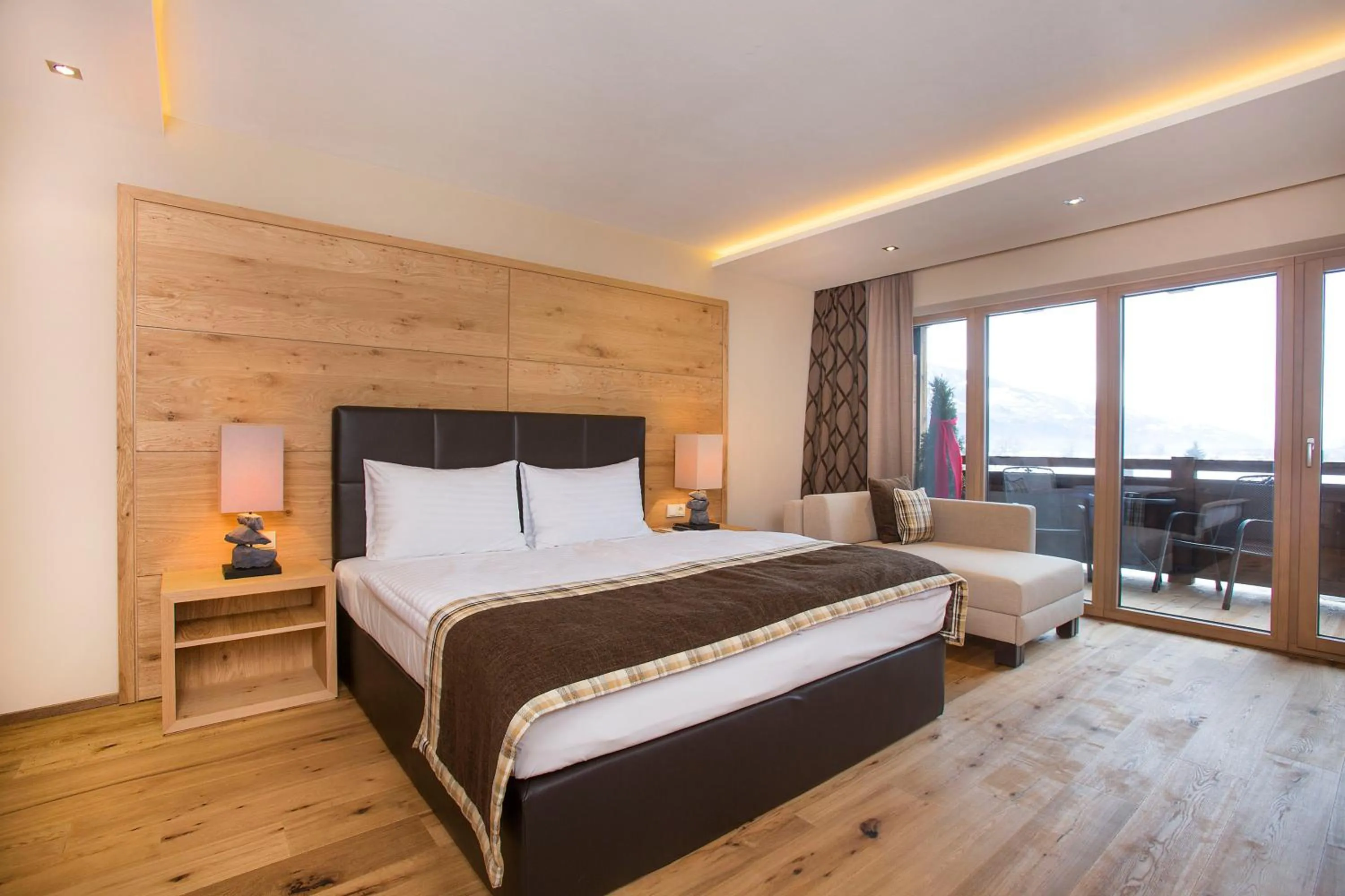 Bed in Das gemütliche Dorfhotel Kaltenhauser