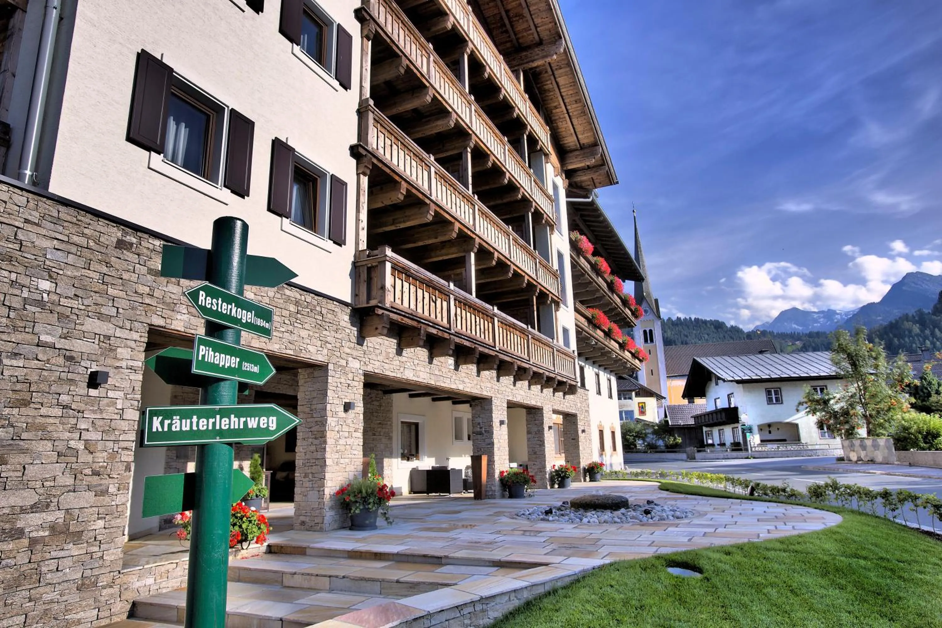 Patio in Das gemütliche Dorfhotel Kaltenhauser