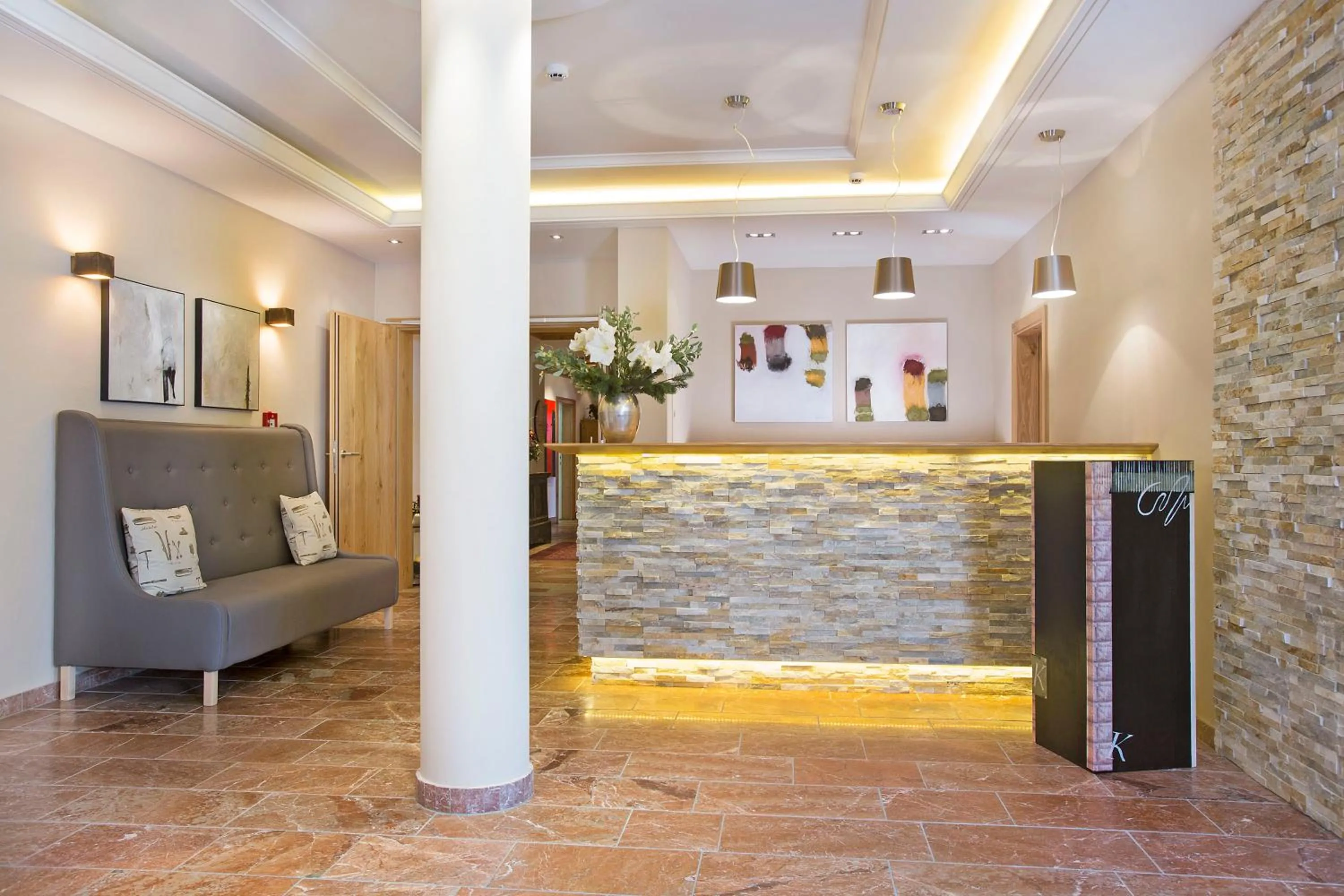 Lobby or reception in Das gemütliche Dorfhotel Kaltenhauser