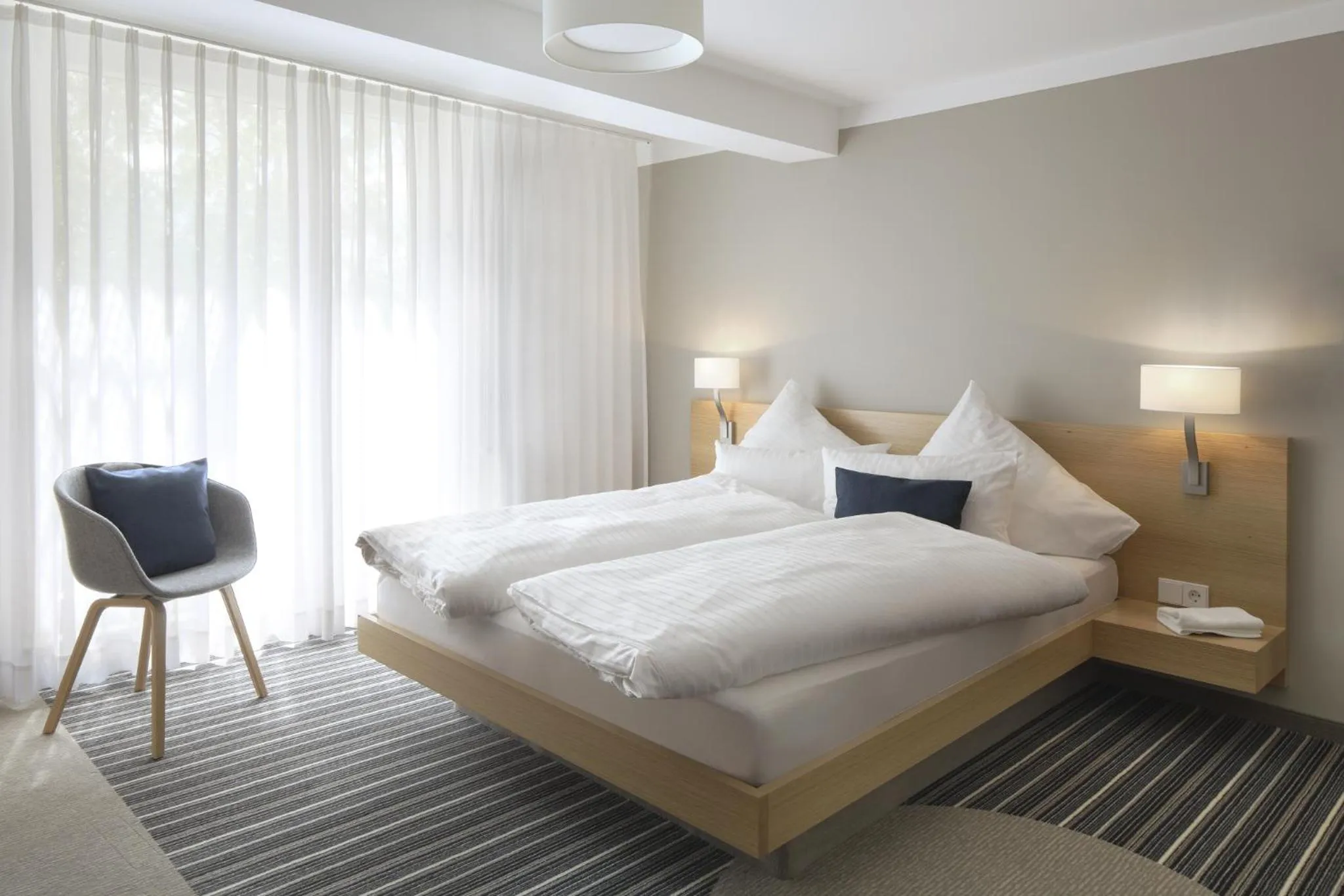 Bed in Hotel Hiller in Abstatt