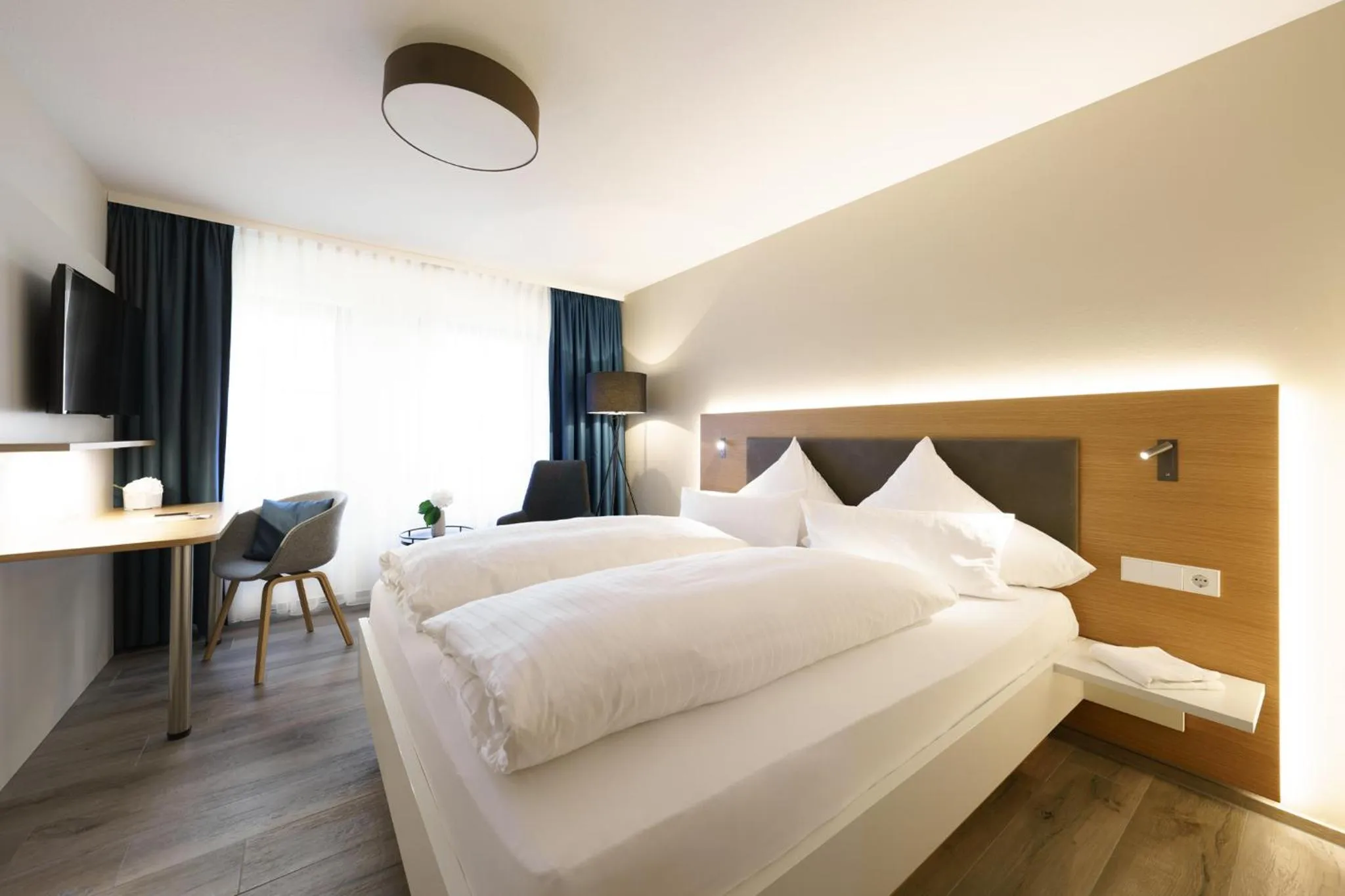 Bed in Hotel Hiller in Abstatt