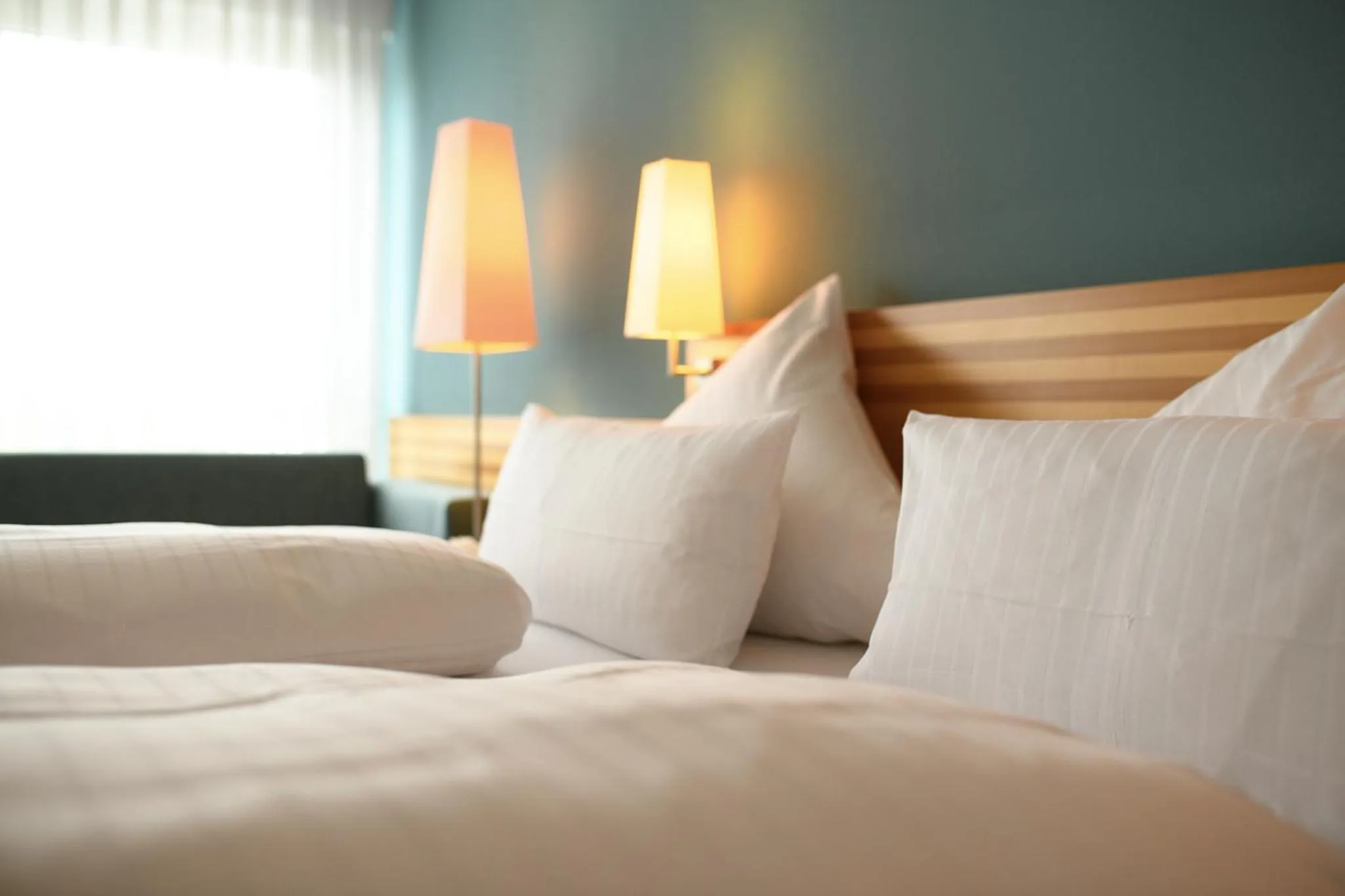 Bed in Hotel Hiller in Abstatt