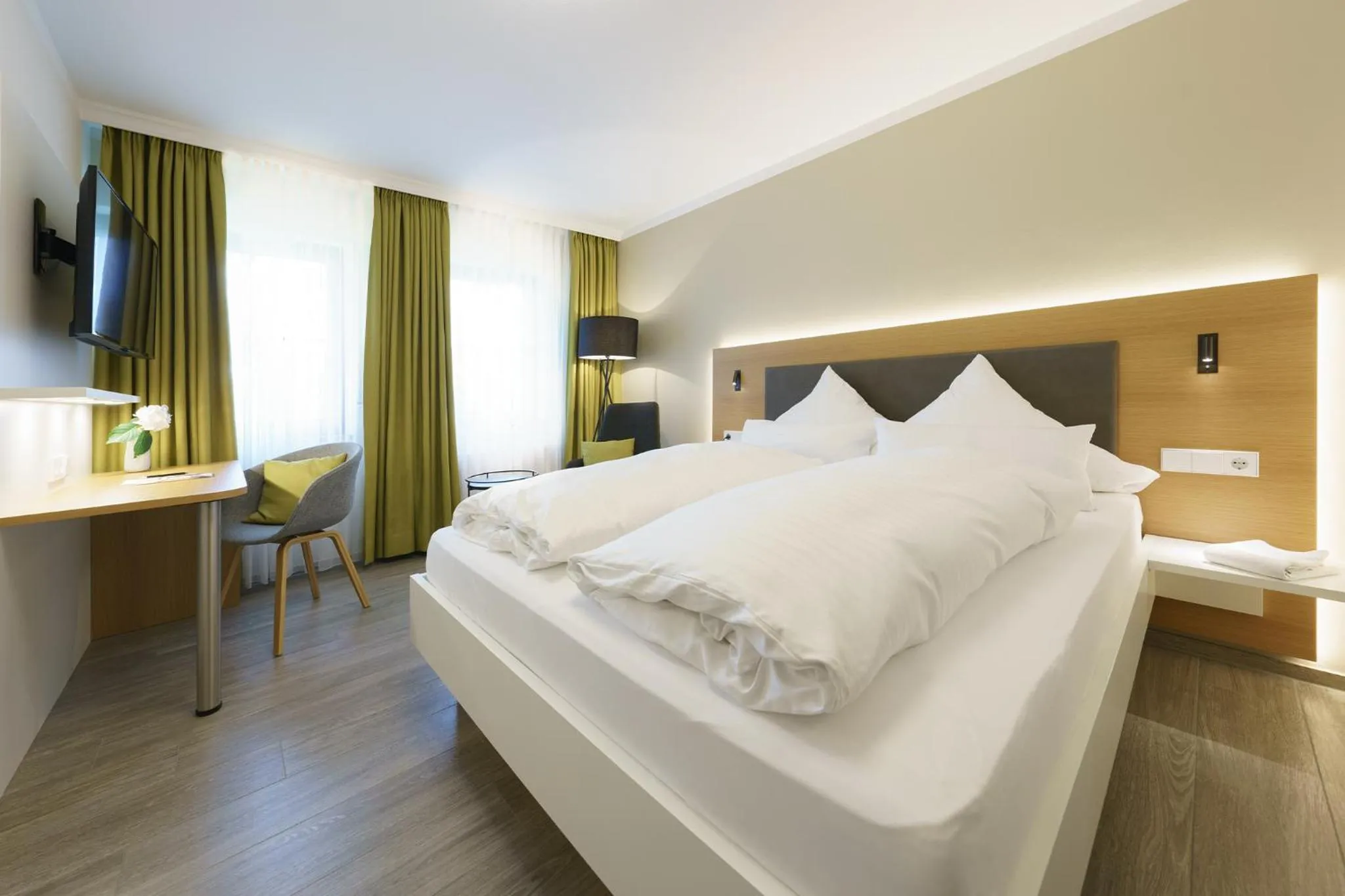 Bed in Hotel Hiller in Abstatt