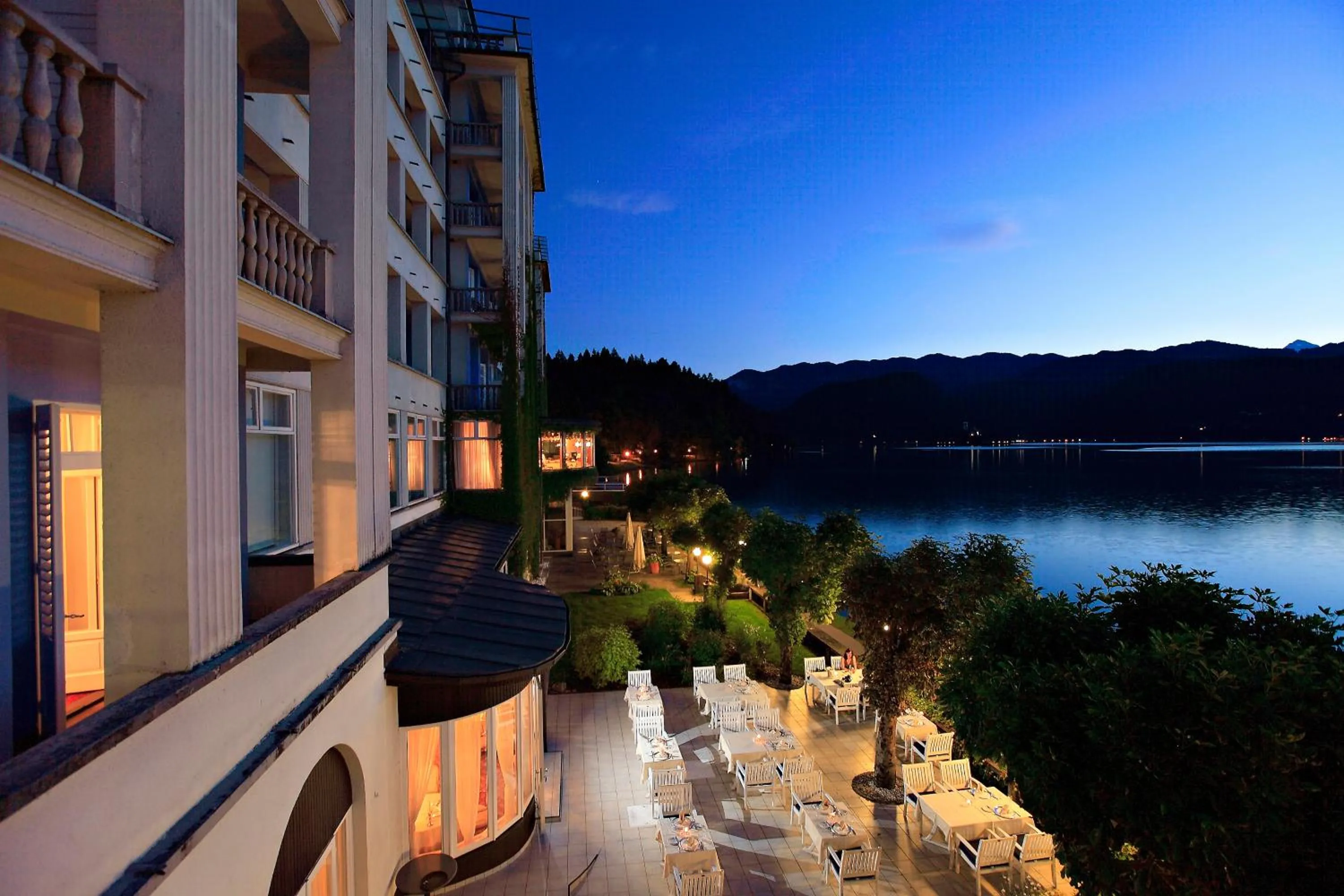 Lake view in Grand Hotel Toplice - Small Luxury Hotels of the World