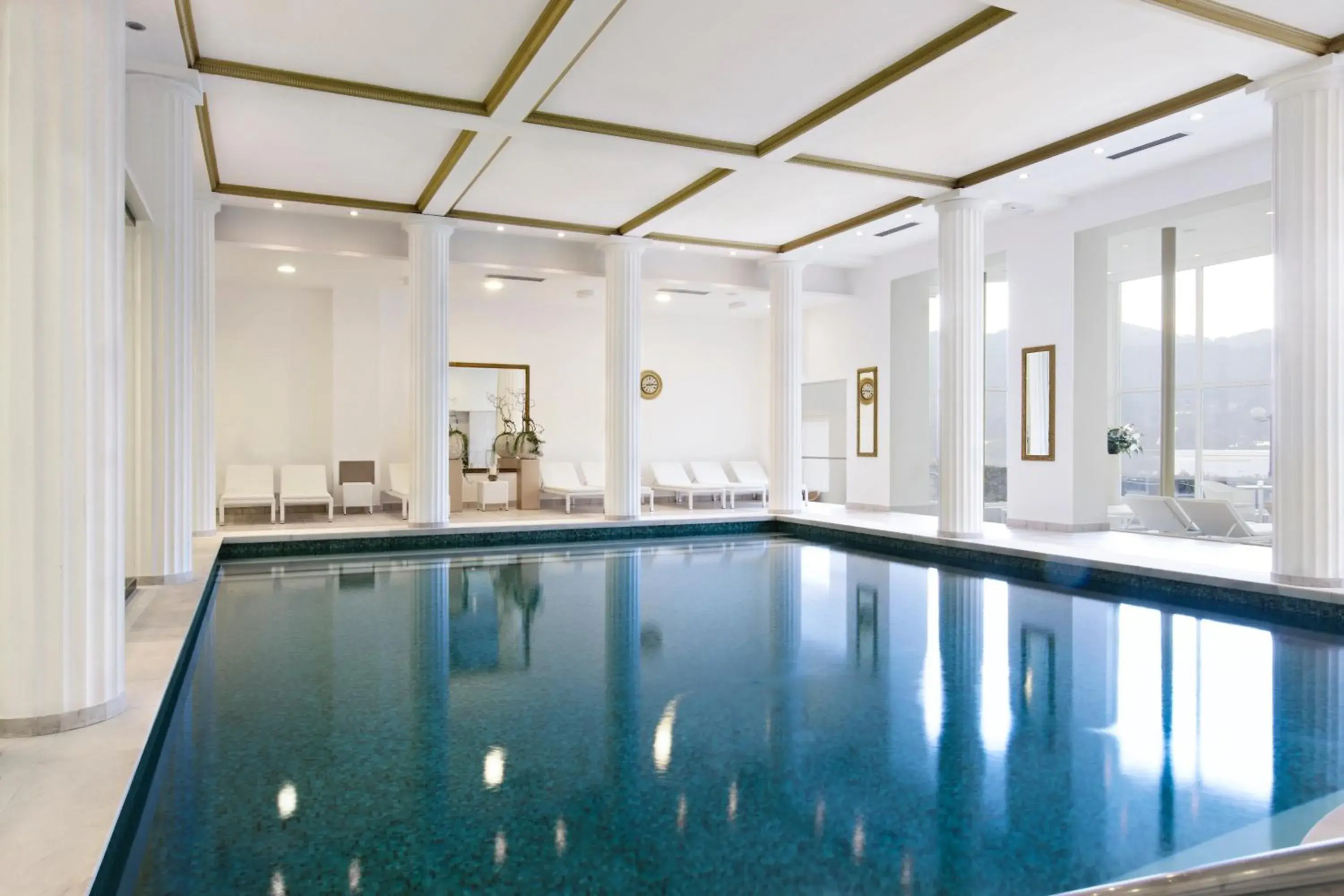 Swimming pool in Grand Hotel Toplice - Small Luxury Hotels of the World Swimming pool in Grand Hotel Toplice - Small Luxury Hotels of the World