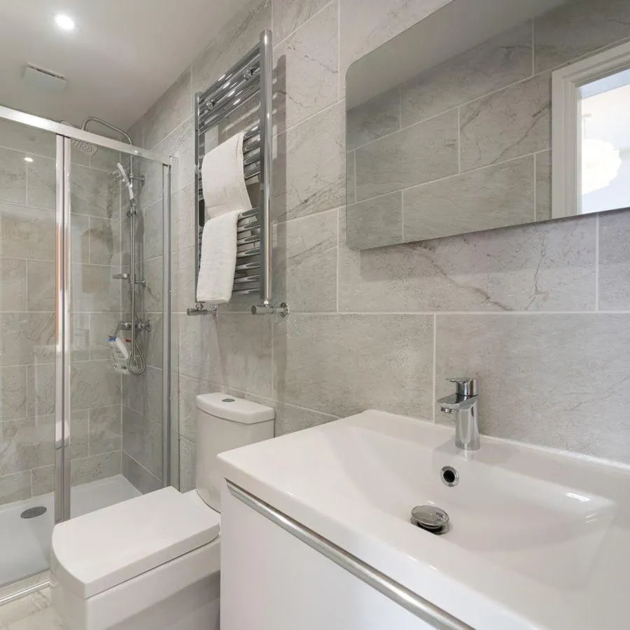 Bathroom in Great Orme Apartment by Seaside Llandudno
