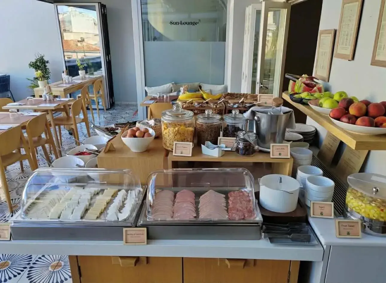 Buffet breakfast in COCO-MAT Athens Jumelle Buffet breakfast in COCO-MAT Athens Jumelle