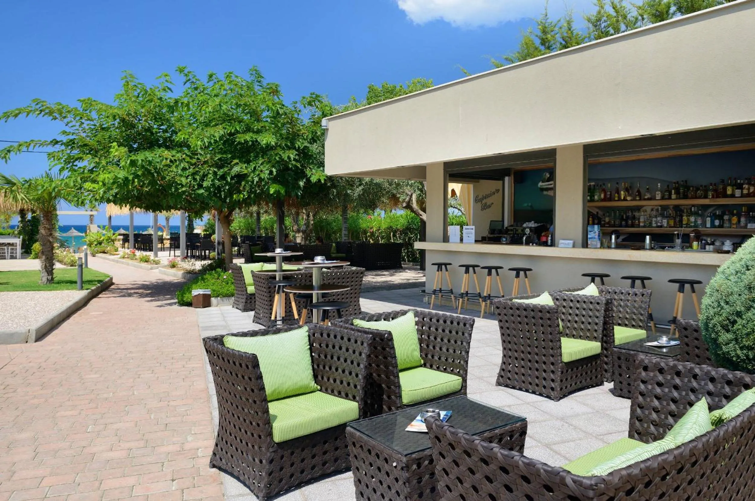 Lounge or bar in Atrium Hotel Thassos