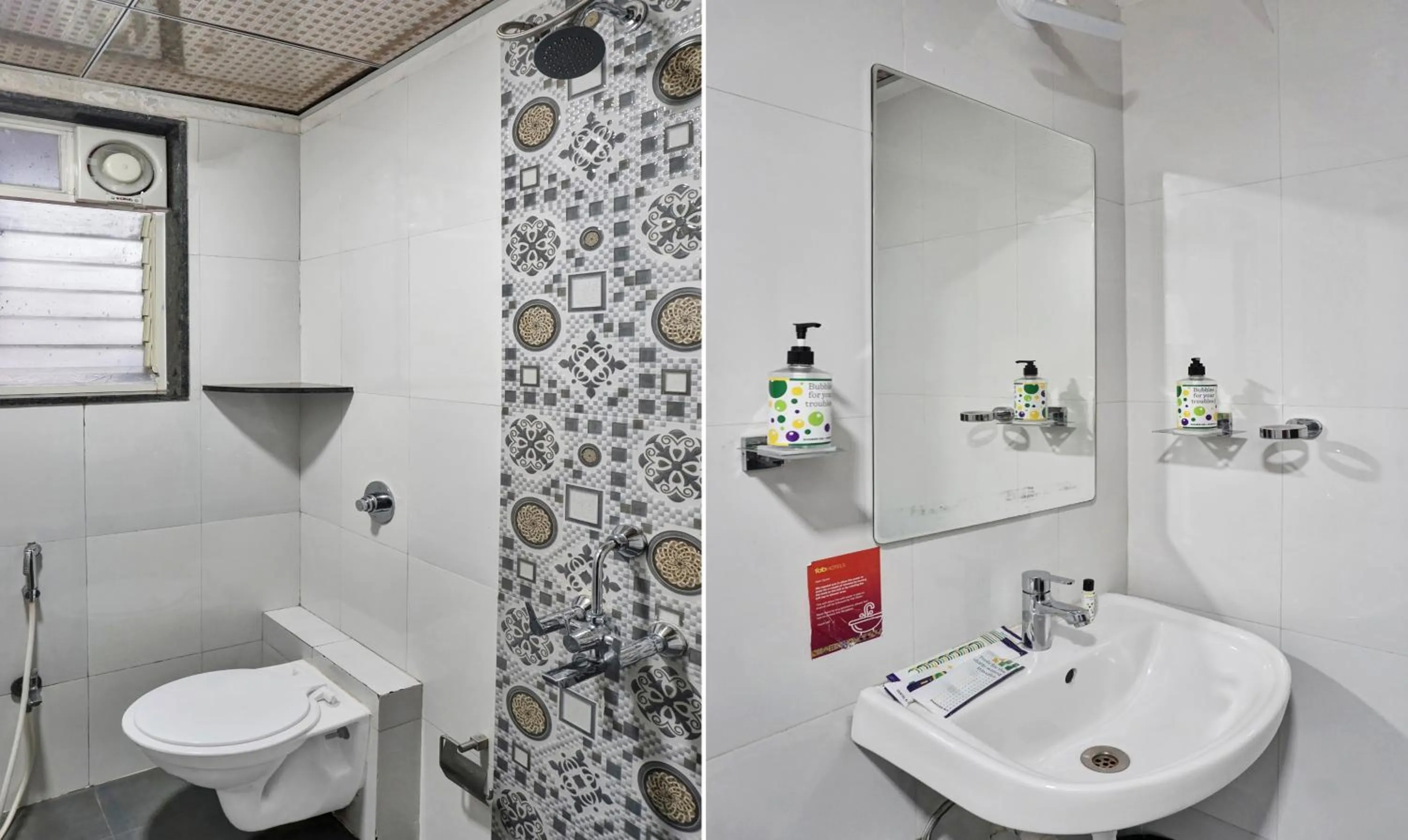 Bathroom in Treebo Diamond Residency - DDPK Inn