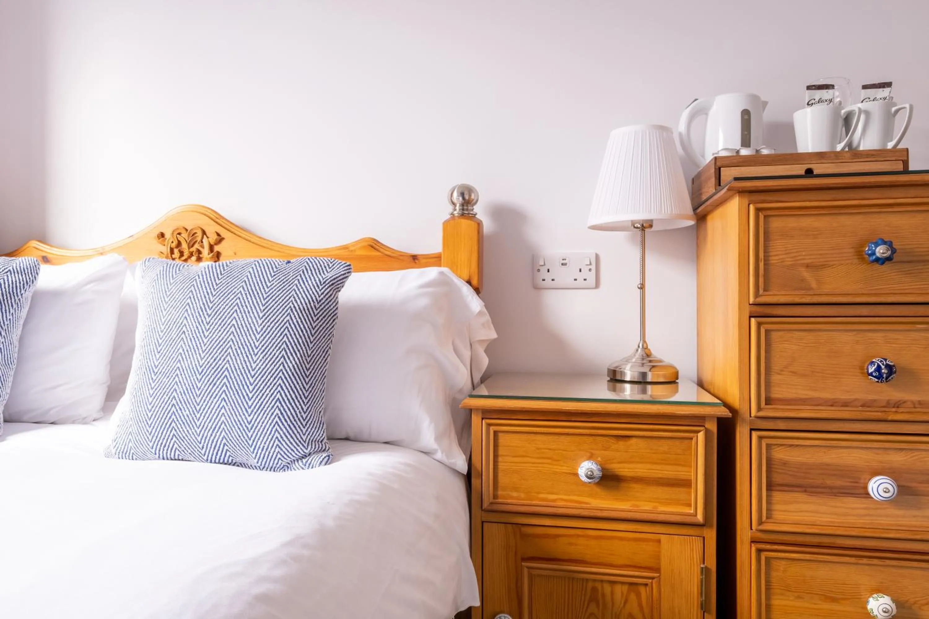 Bed in Number 7 Guest House