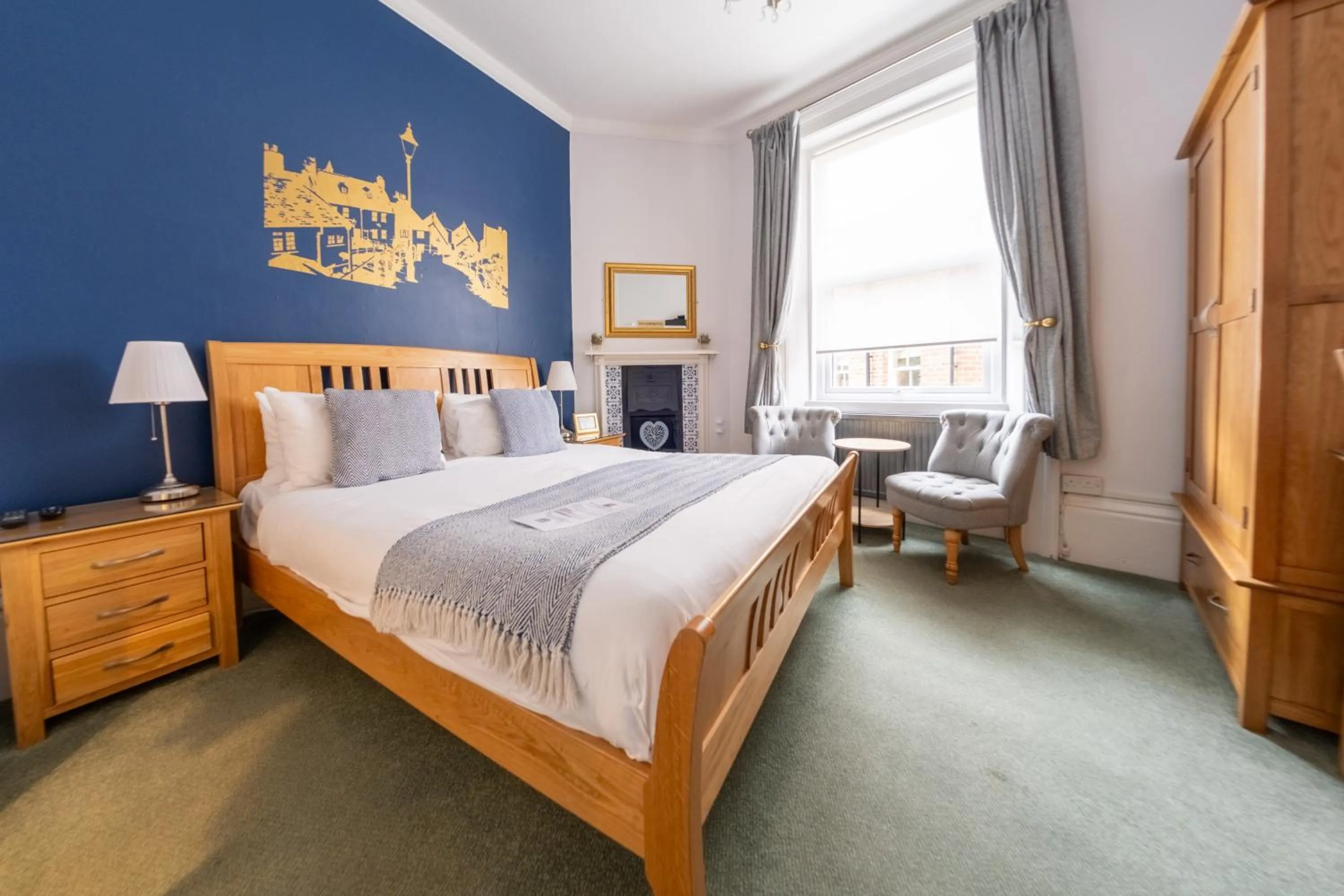 Bed in Number 7 Guest House