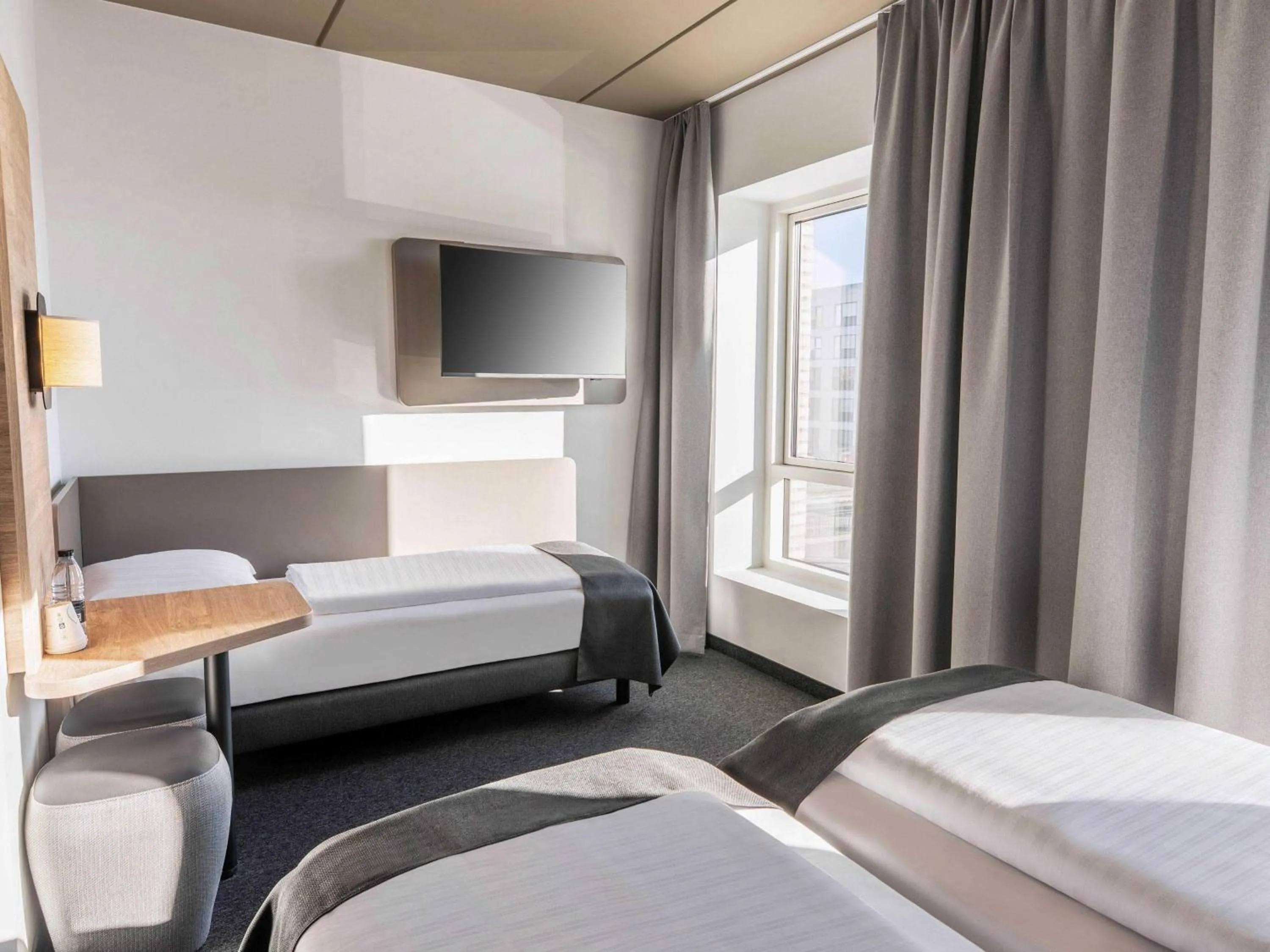 Photo of the whole room, Bed in B&B Hotel Stuttgart-Zuffenhausen