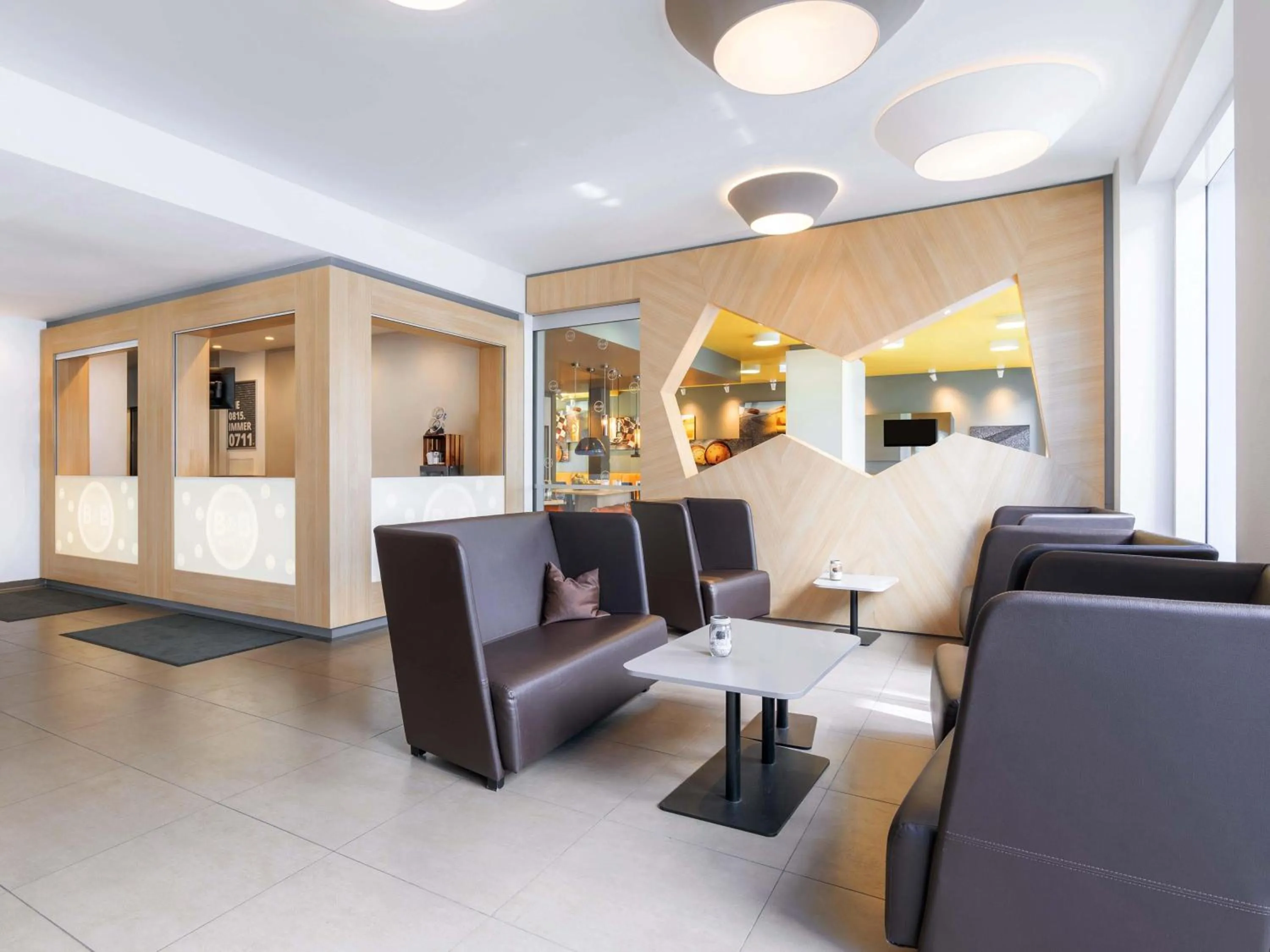 Lobby or reception in B&B Hotel Stuttgart-Zuffenhausen