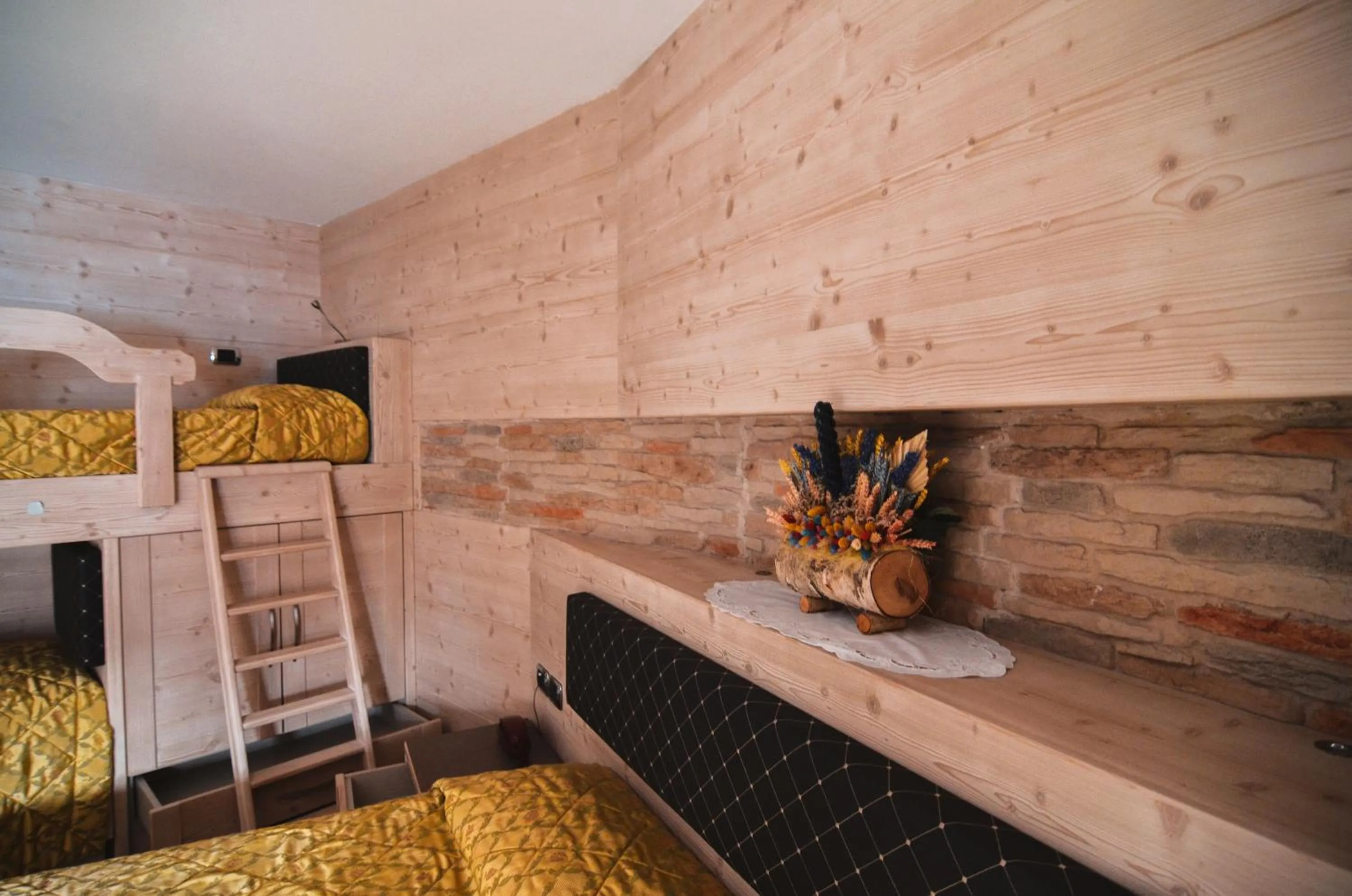 Bed in Hotel Cristallo