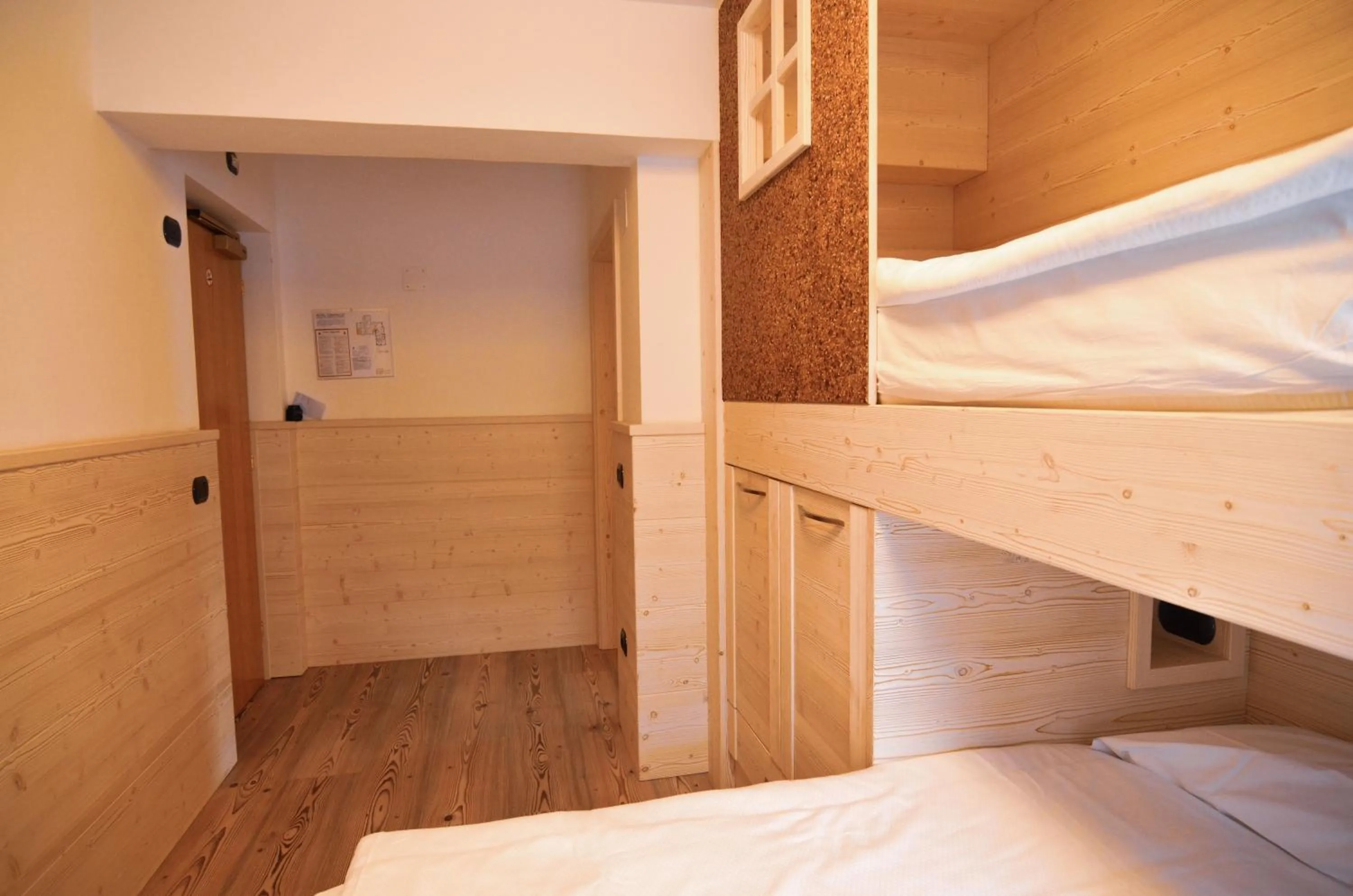 Bed in Hotel Cristallo