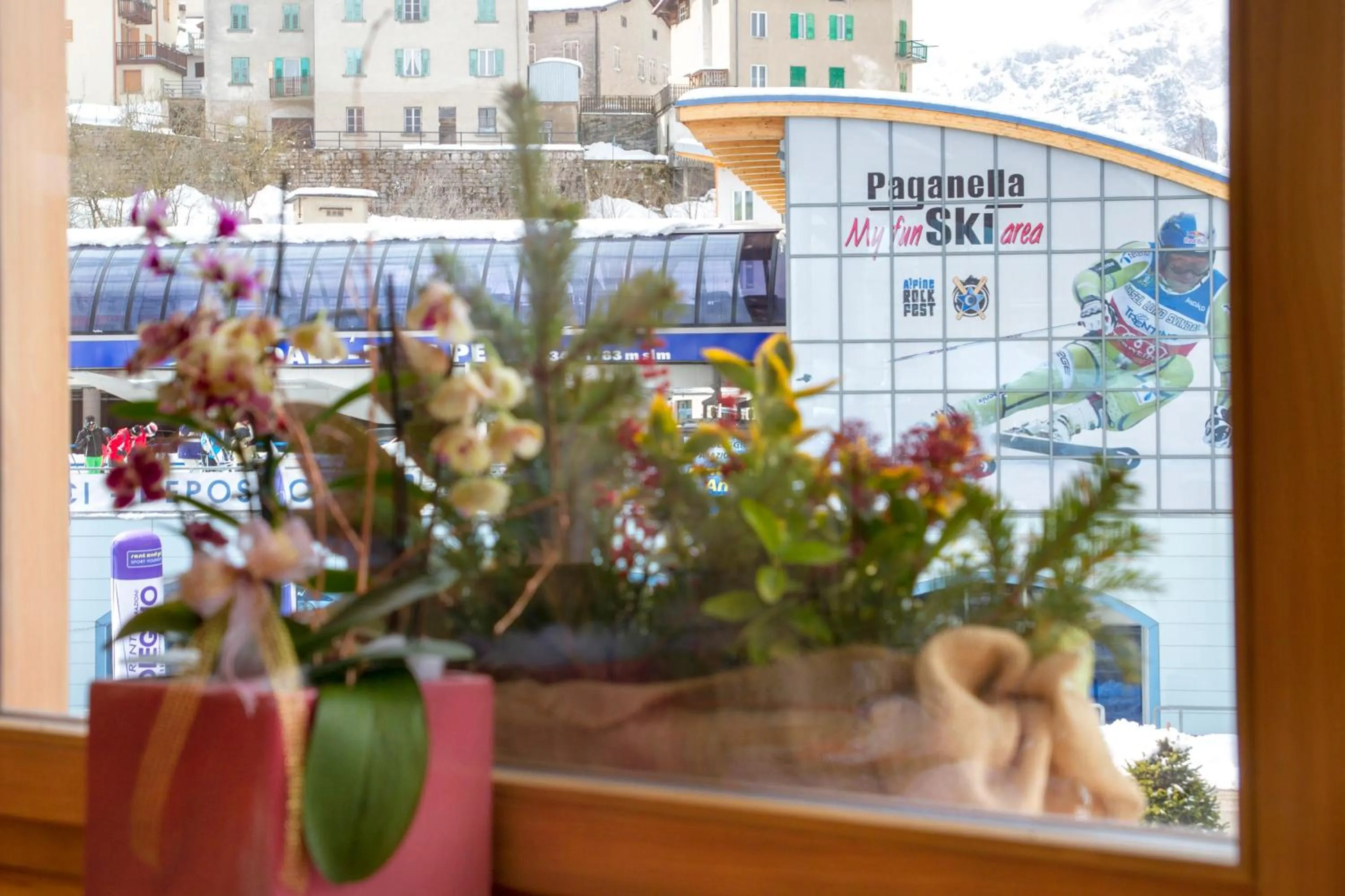 Mountain view in Hotel Cristallo