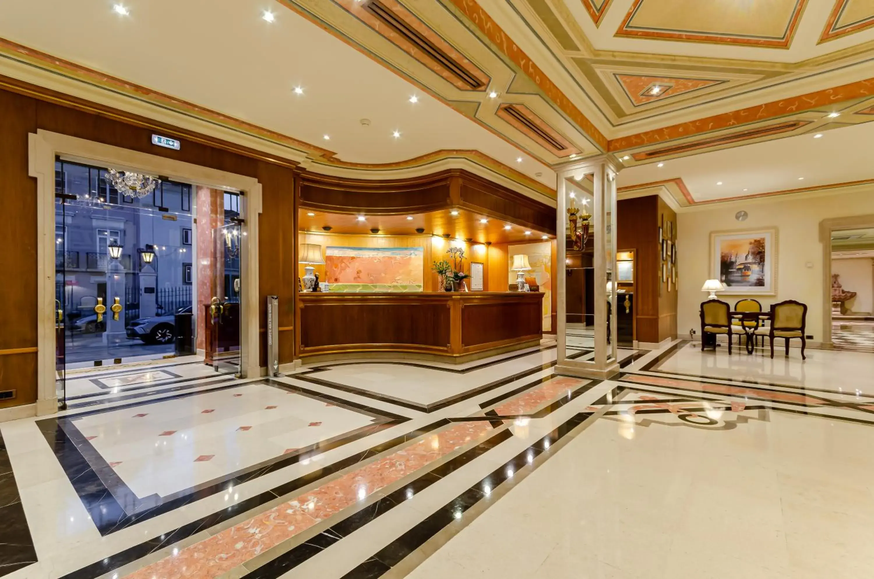 Lobby or reception in Olissippo Lapa Palace – The Leading Hotels of the World Lobby or reception in Olissippo Lapa Palace – The Leading Hotels of the World