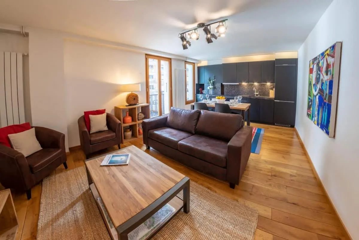 Bed in Paccard: Residence Le Lutetia