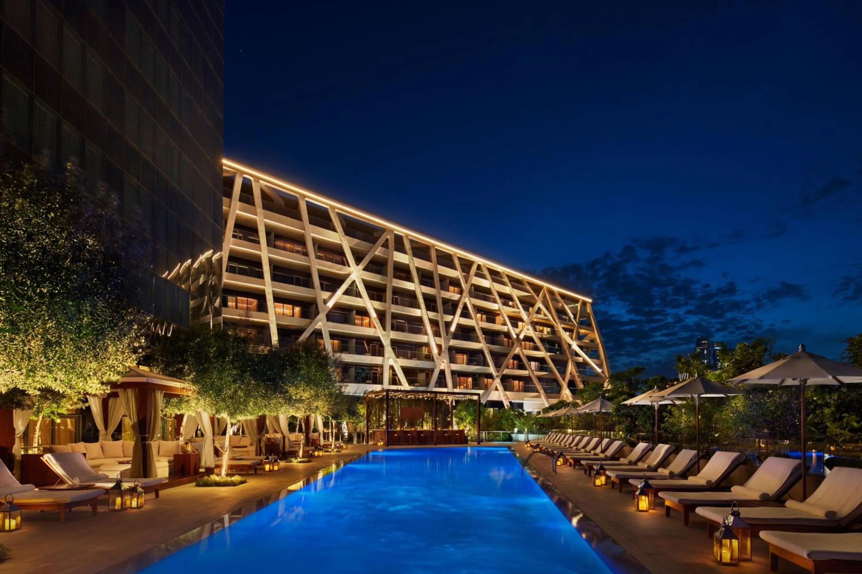 Swimming pool in The Abu Dhabi EDITION