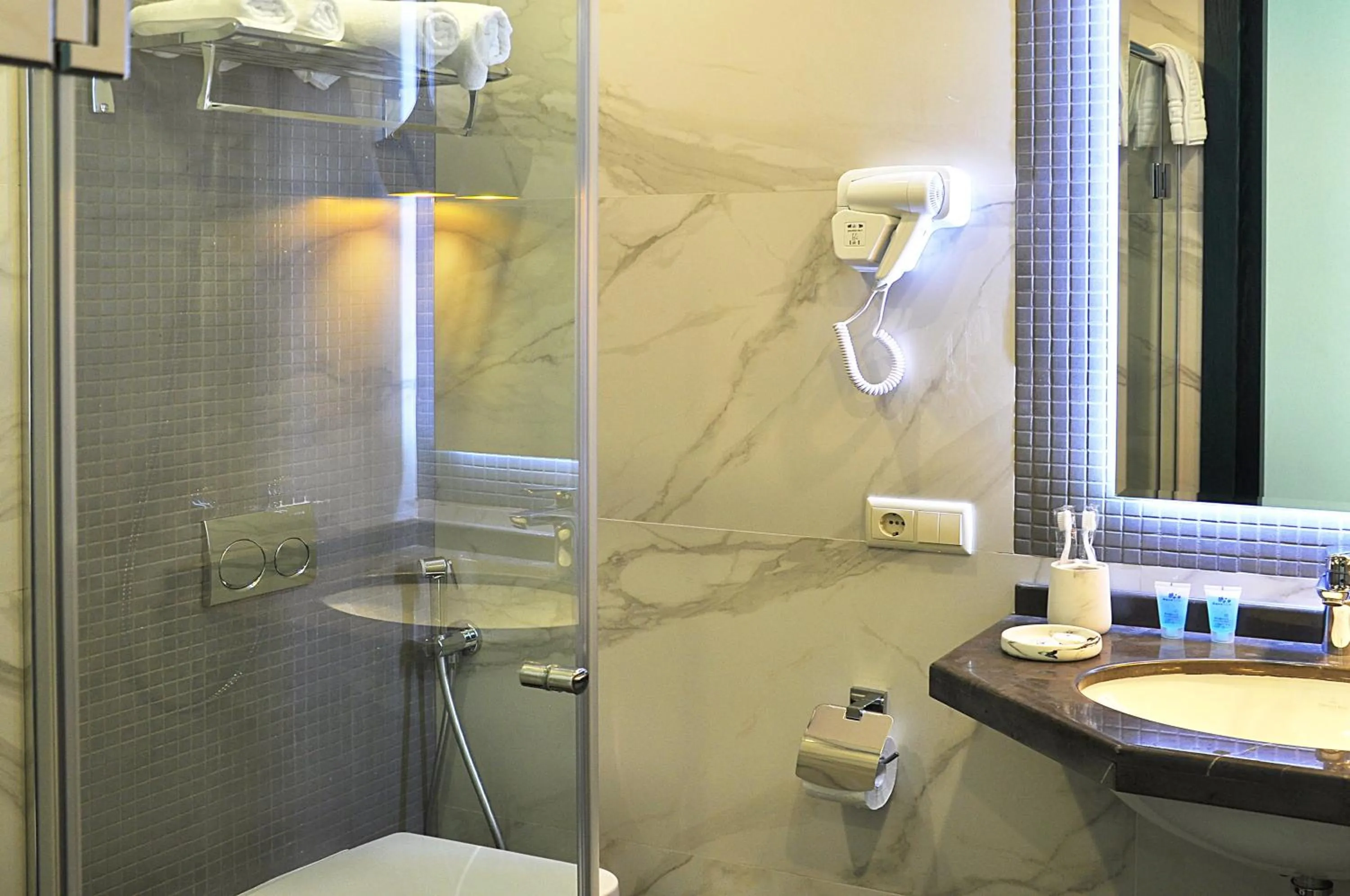 Bathroom in River View Hotel Tbilisi