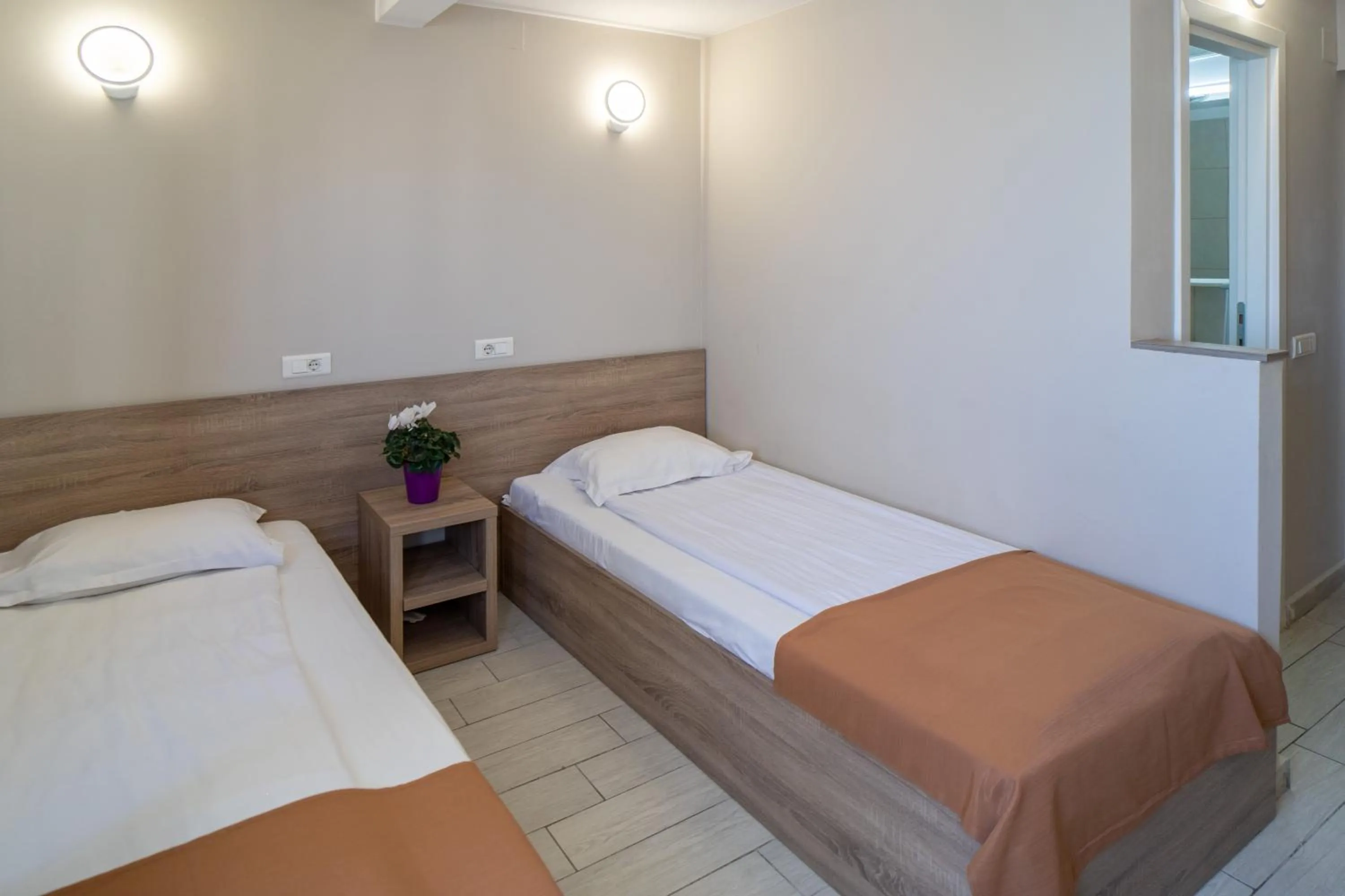 Bed in City Hotel Bucharest