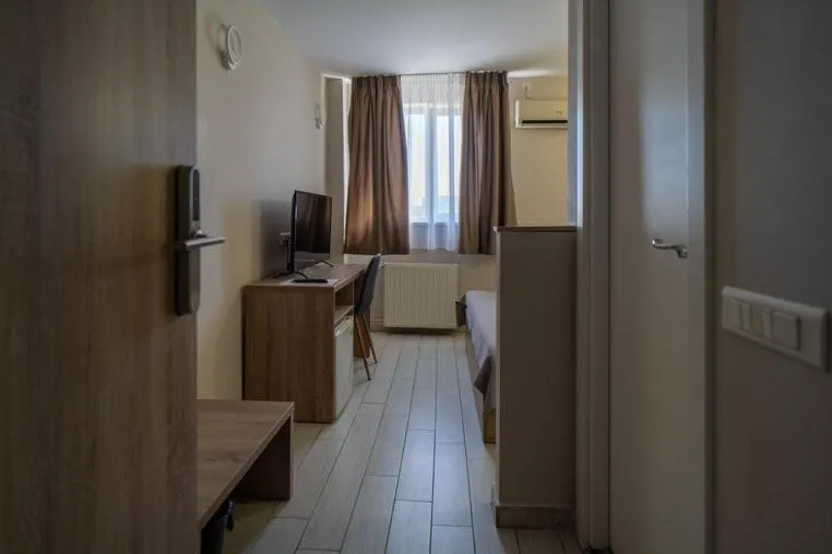 furniture, Bed in City Hotel Bucharest