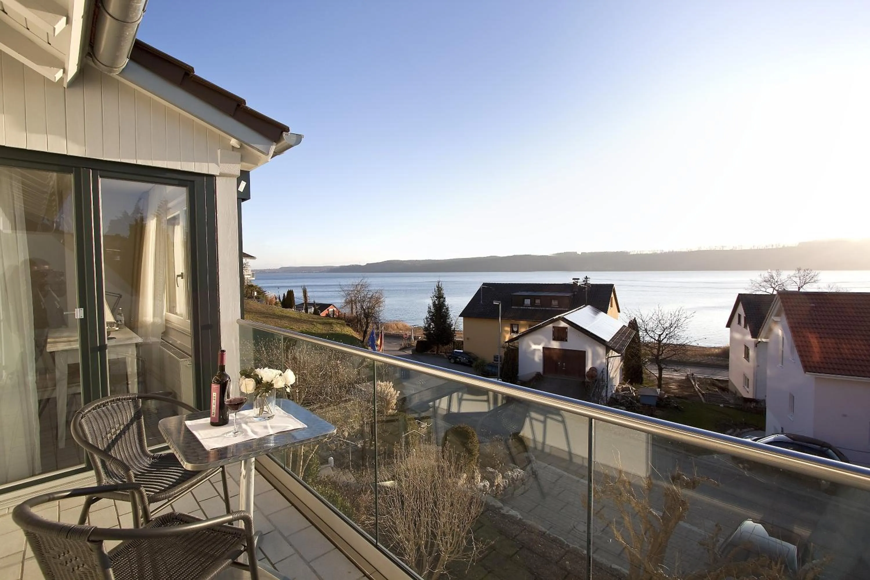 View (from property/room) in Lupinenhotel Bodensee